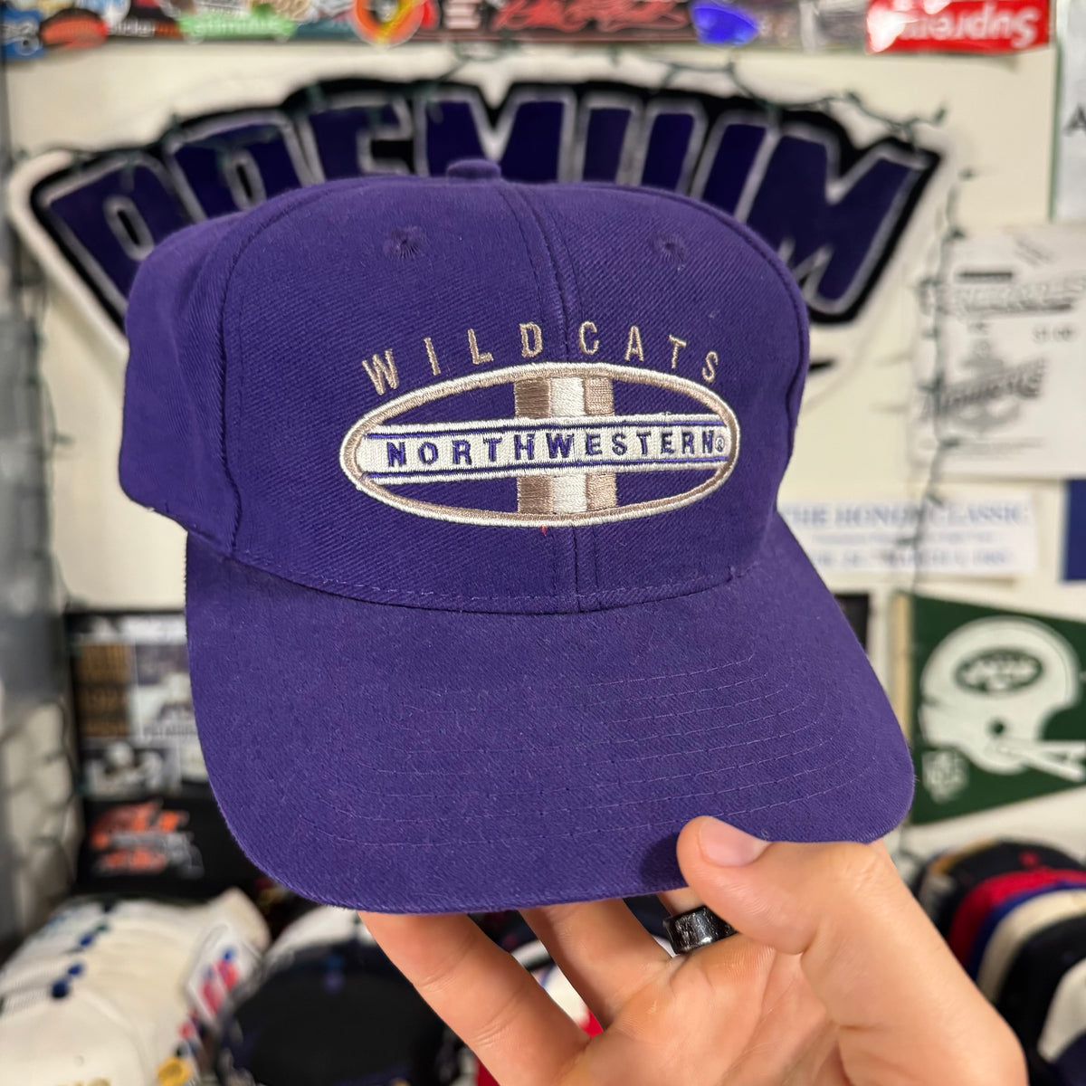 Northwestern Wildcats NCAA College Shallow Fit Dad hat