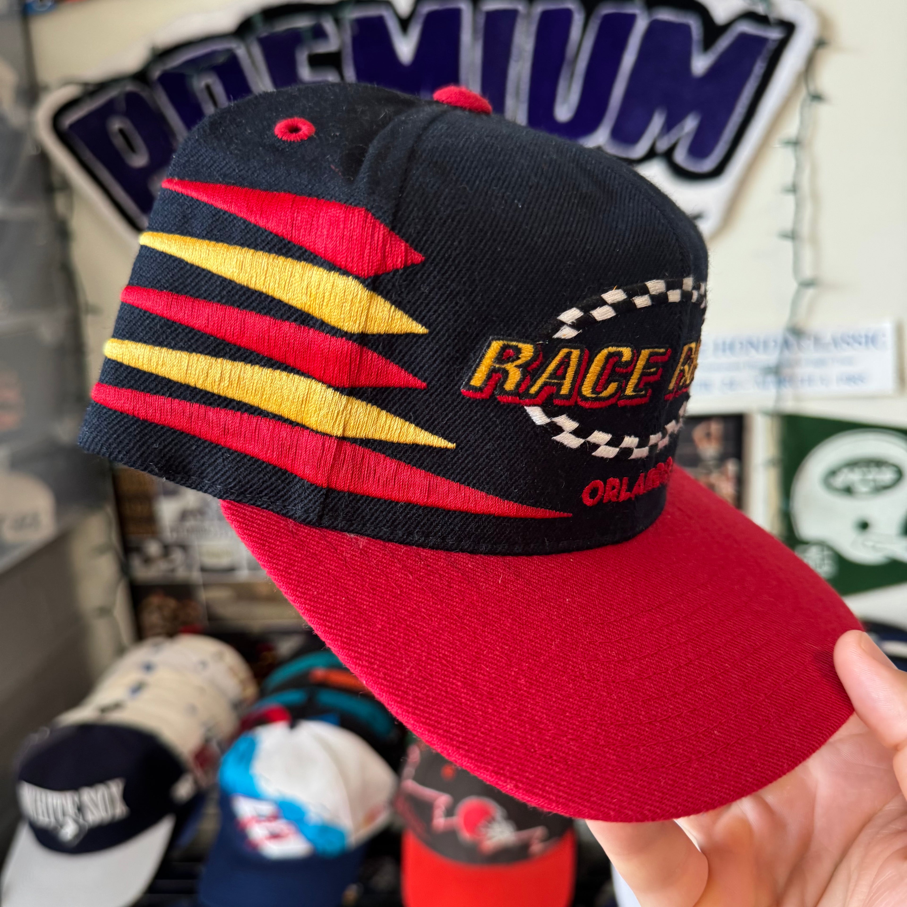 Race Rock Orlando Ready 2 Race Diamond Cut Style Snapback
