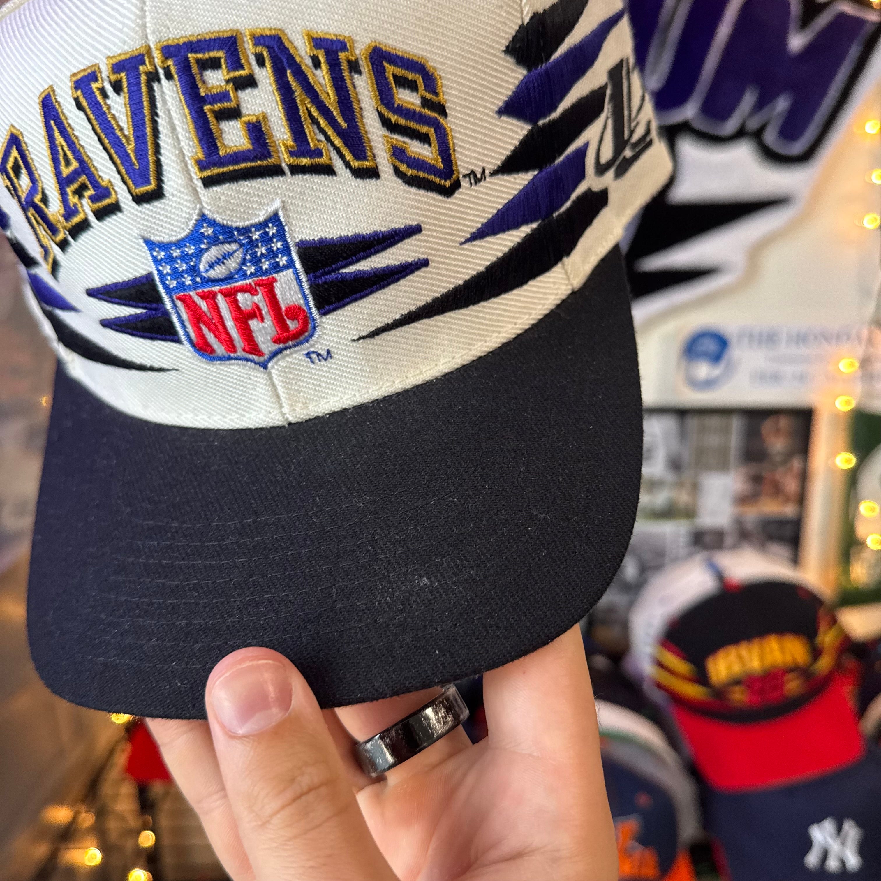 Baltimore Ravens Logo Athletic Diamond Cut Snapback