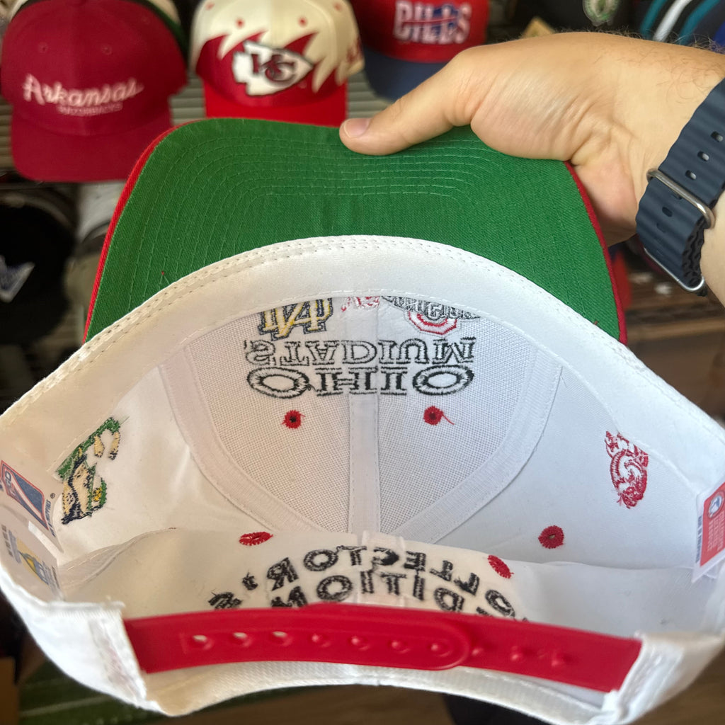Ohio Stadium 1995 University of Notre Dame Irish vs Ohio State University Buckeyes Logo 7 NCAA College Football Snapback