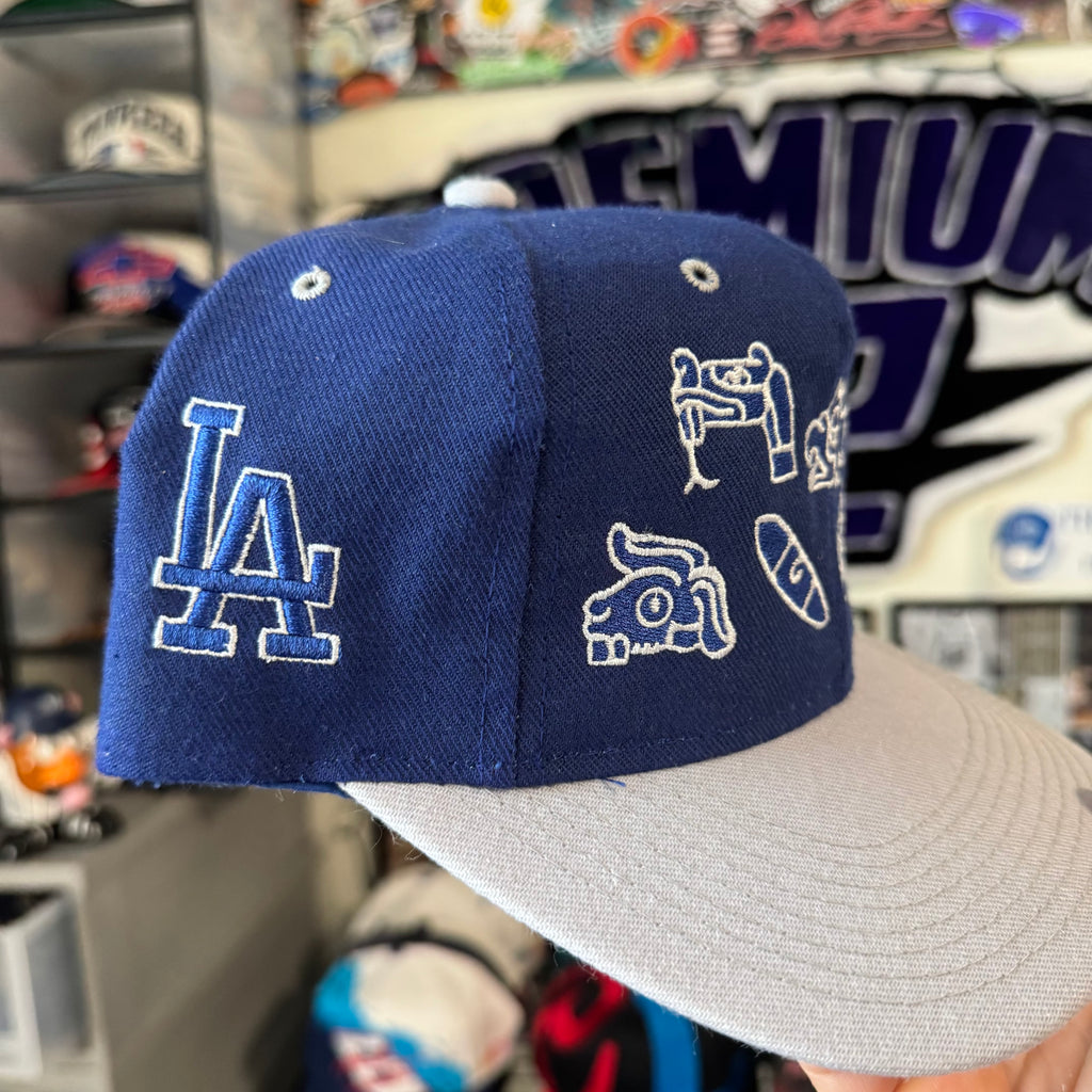 Los Angeles Dodgers Egyptian Hieroglyphics CUSTOM OC MLB Baseball Snapback