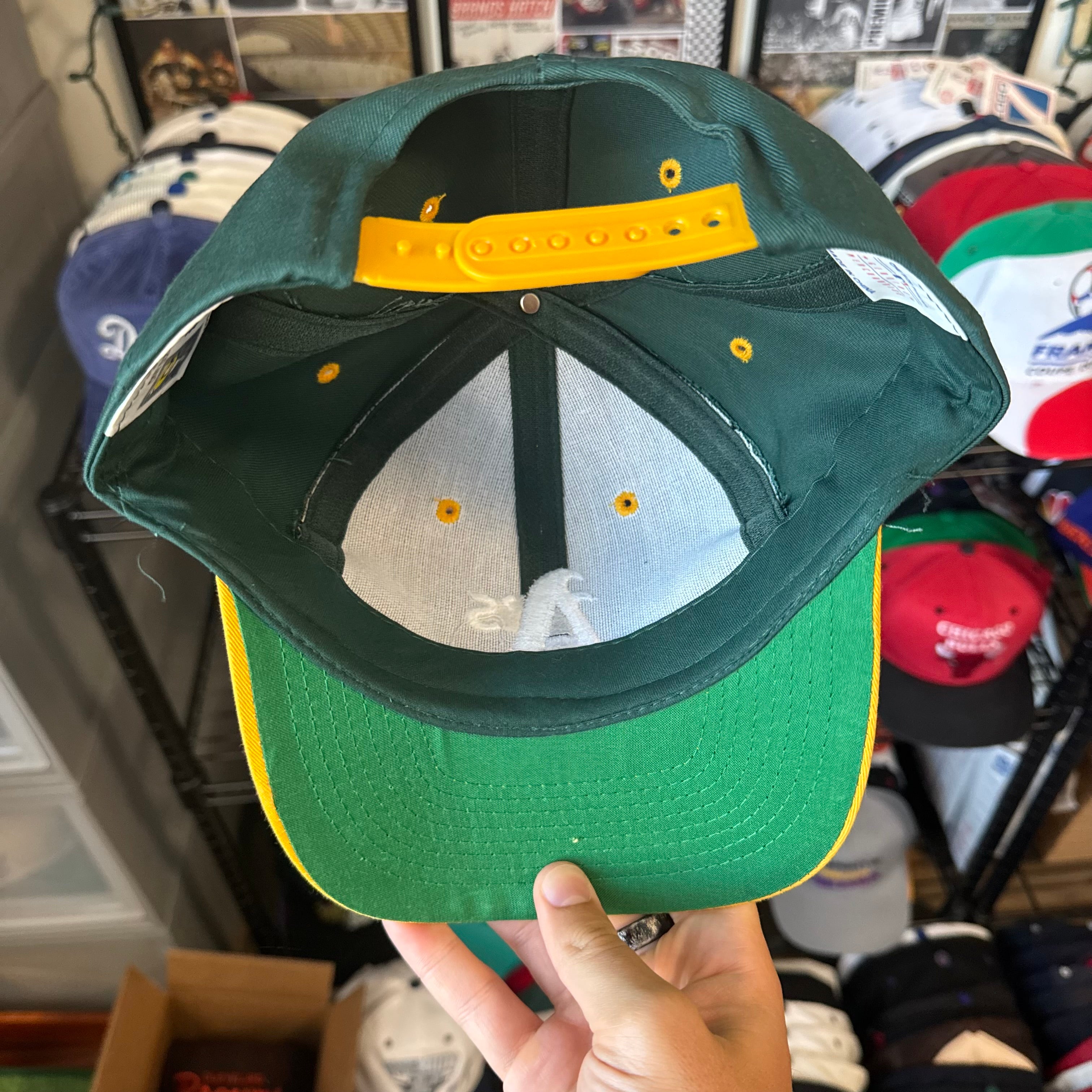 Oakland Athletics A’s Plain Logo Competitor Tag MBL Baseball SnapBack