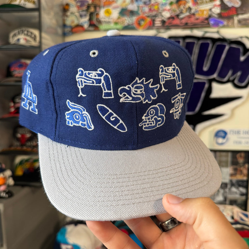 Los Angeles Dodgers Egyptian Hieroglyphics CUSTOM OC MLB Baseball Snapback