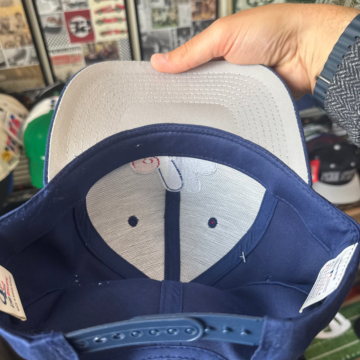 Montreal Expos Logo Athletic Plain Logo MLB Baseball Snapback