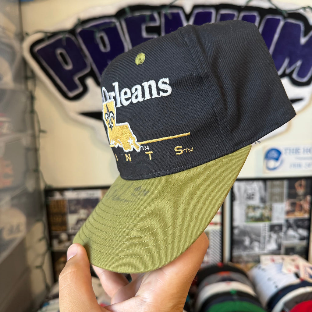 New Orleans Saints Eastport Single Bar NFL Football Signed Snapback