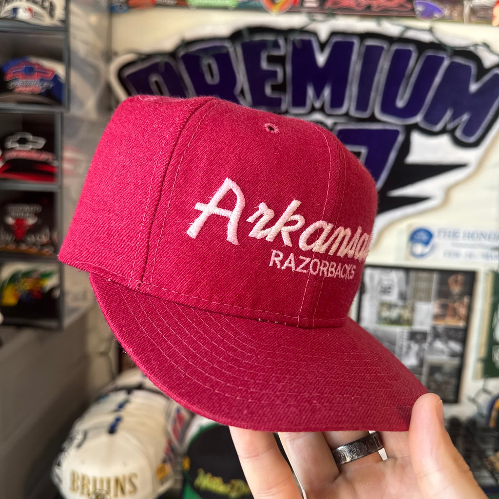 University of Arkansas Razorbacks Sports Specialties Single Line Script NCAA College Snapback