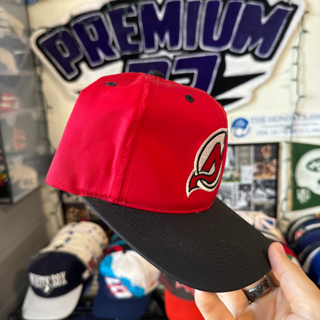 New Jersey Devils Sports Specialties Plain Logo NHL Hockey Snapback
