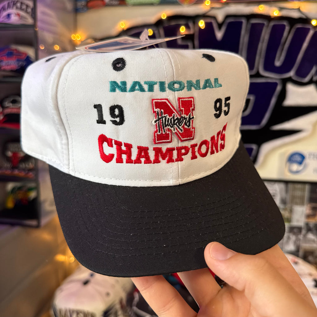 Nebraska Cornhuskers 1995 National Champions Logo 7 Snapback
