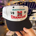 Nebraska Cornhuskers 1995 National Champions Logo 7 Snapback