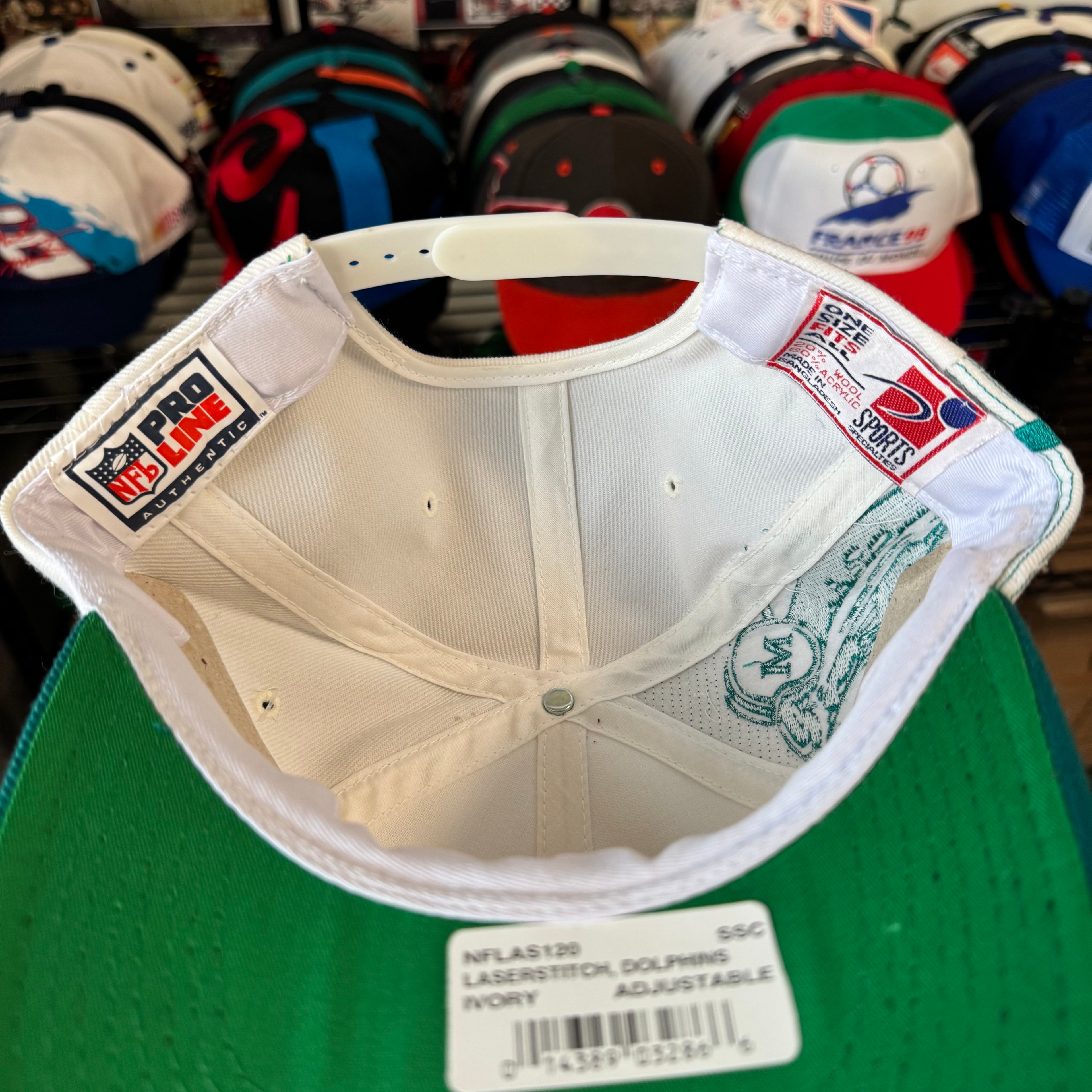 Miami Dolphins Sports Specialties Laser NWT NFL Football Snapback