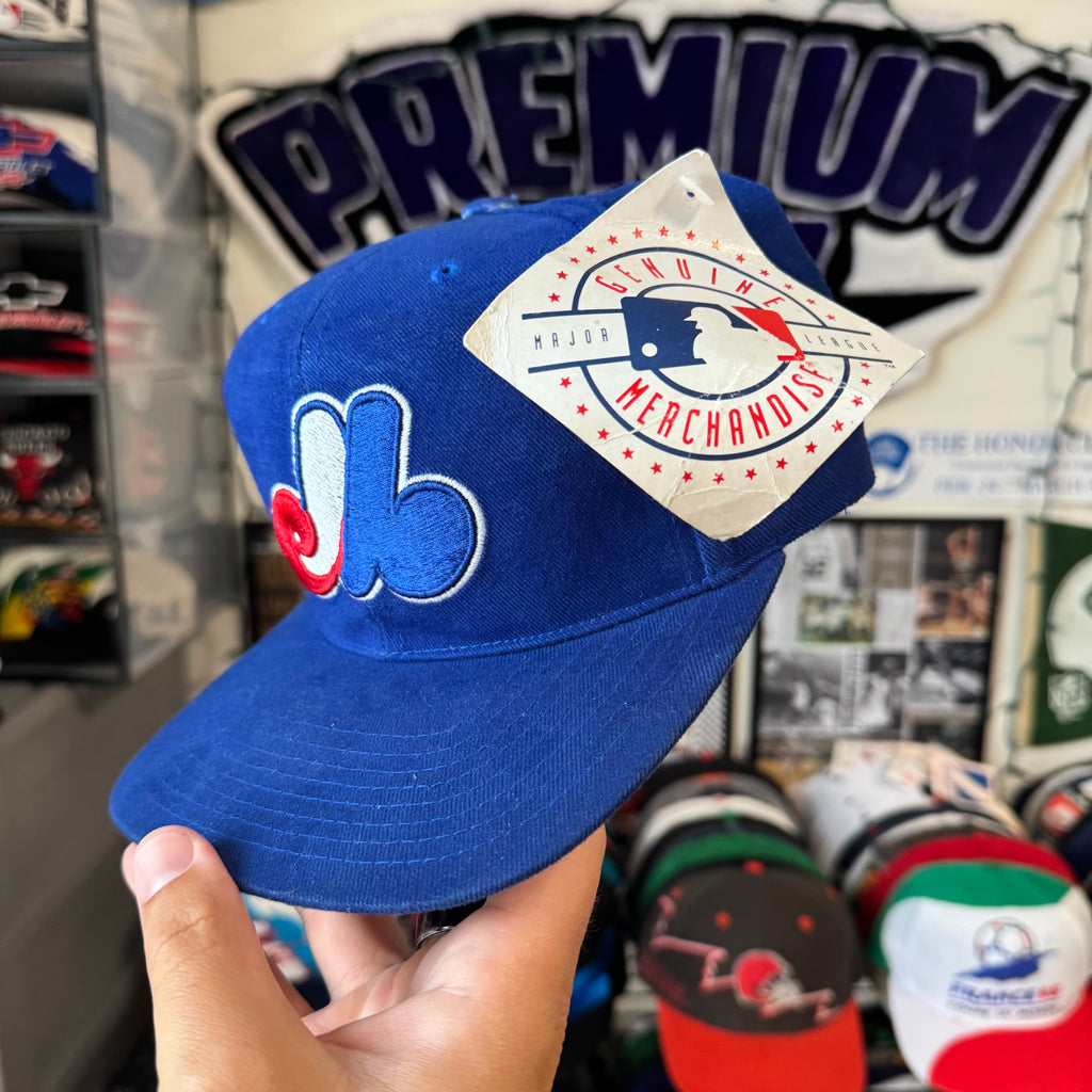 Montreal Expos Plain Logo OC MLB Baseball Strap Back