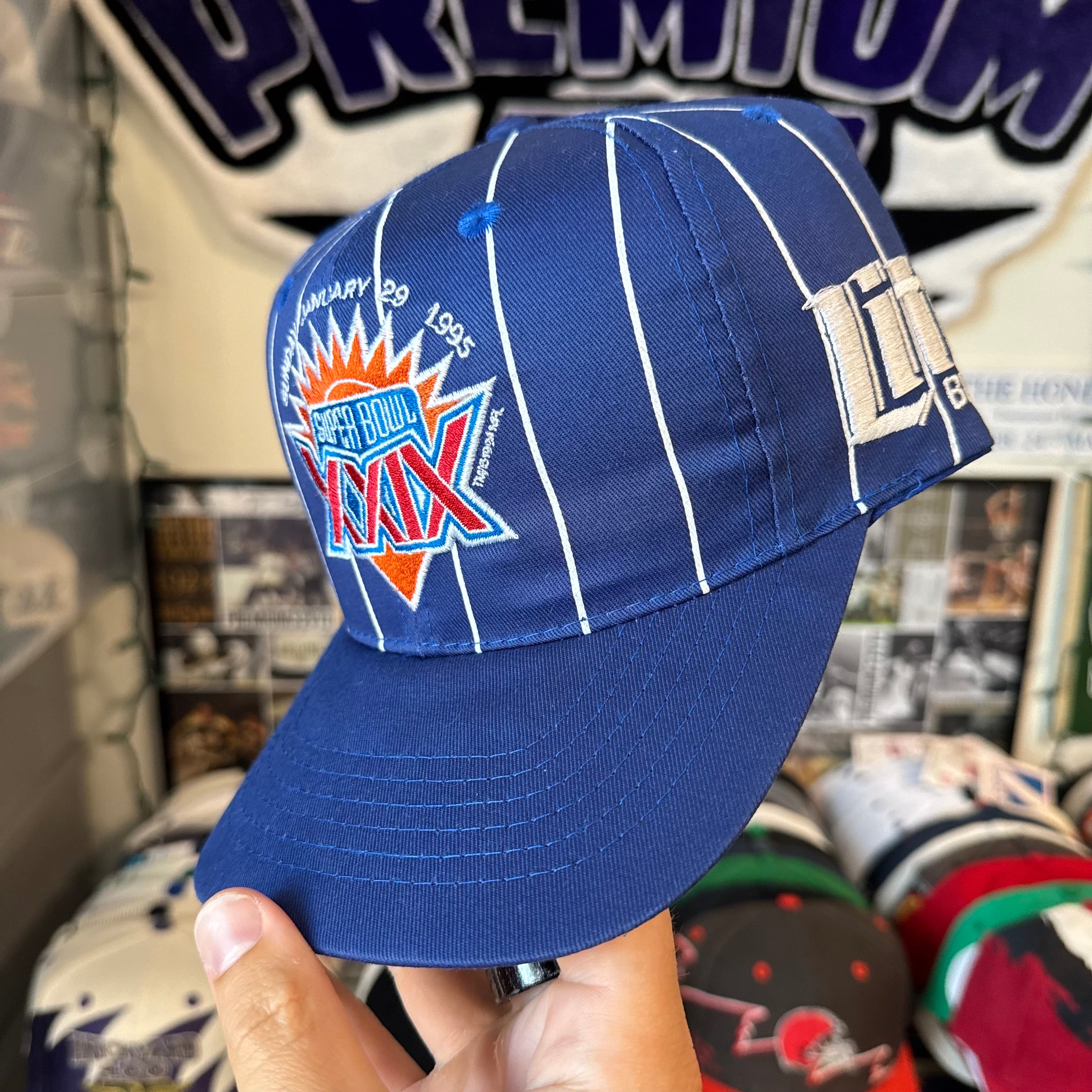 Super Bowl XXIX 1995 Miller Lite Beer Blue Pinstripe NFL Football Snapback