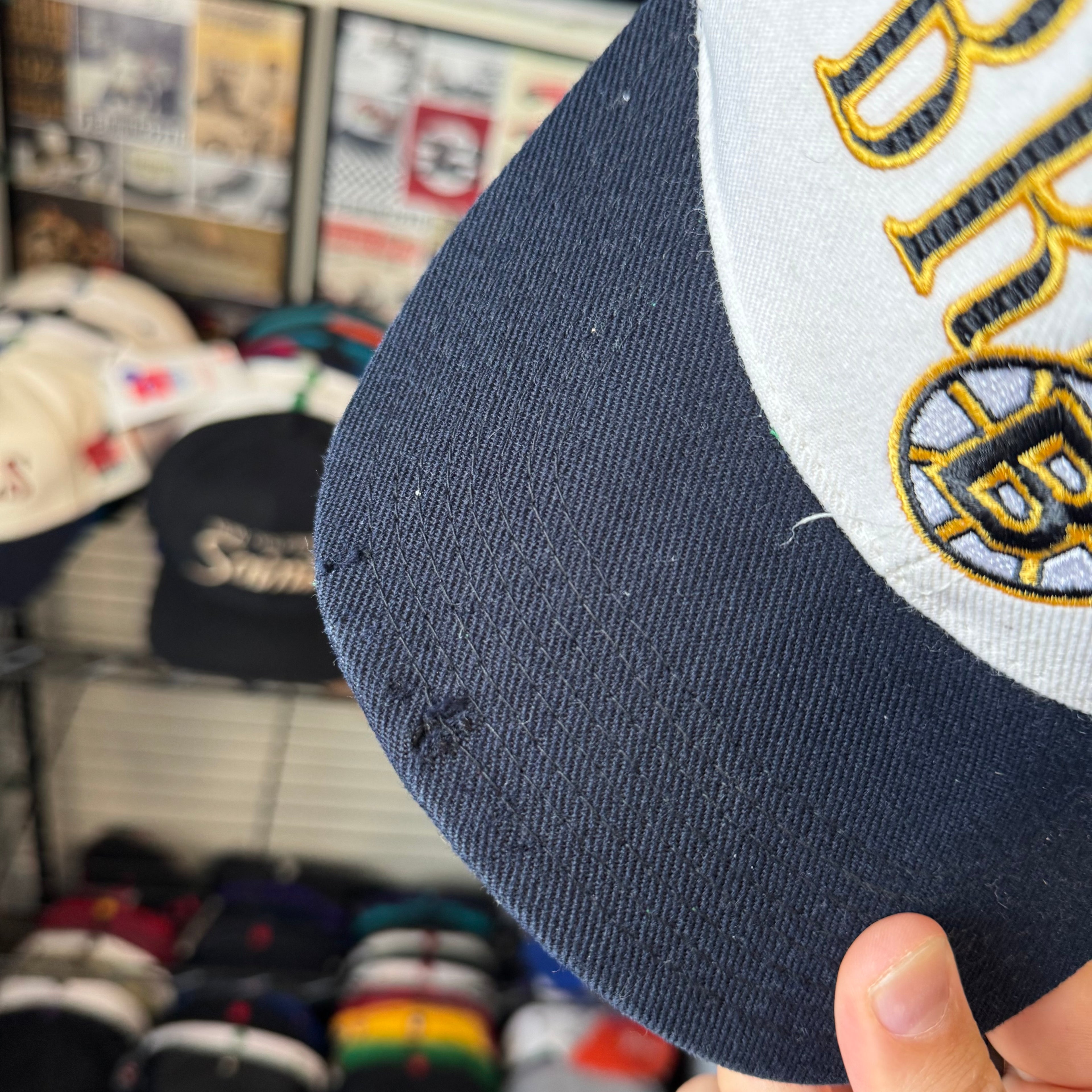 Boston Bruins Sports Specialties Laser NHL Hockey Snapback Hat