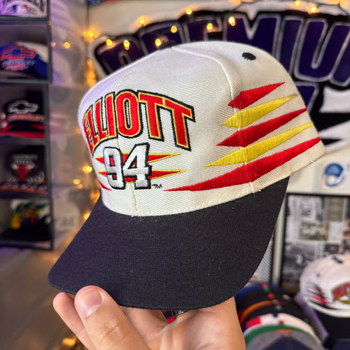 Bill Elliott #94 McDonald’s Racing Team Logo Athletic Diamond Cut Snapback