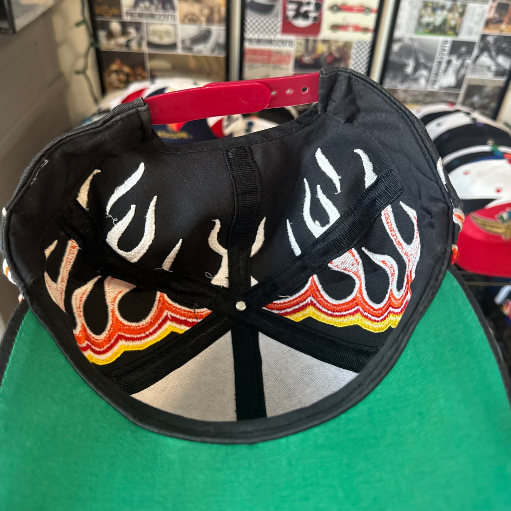 Chicago Bulls Flames Plain Logo by Walt3 NBA Basketball Snapback
