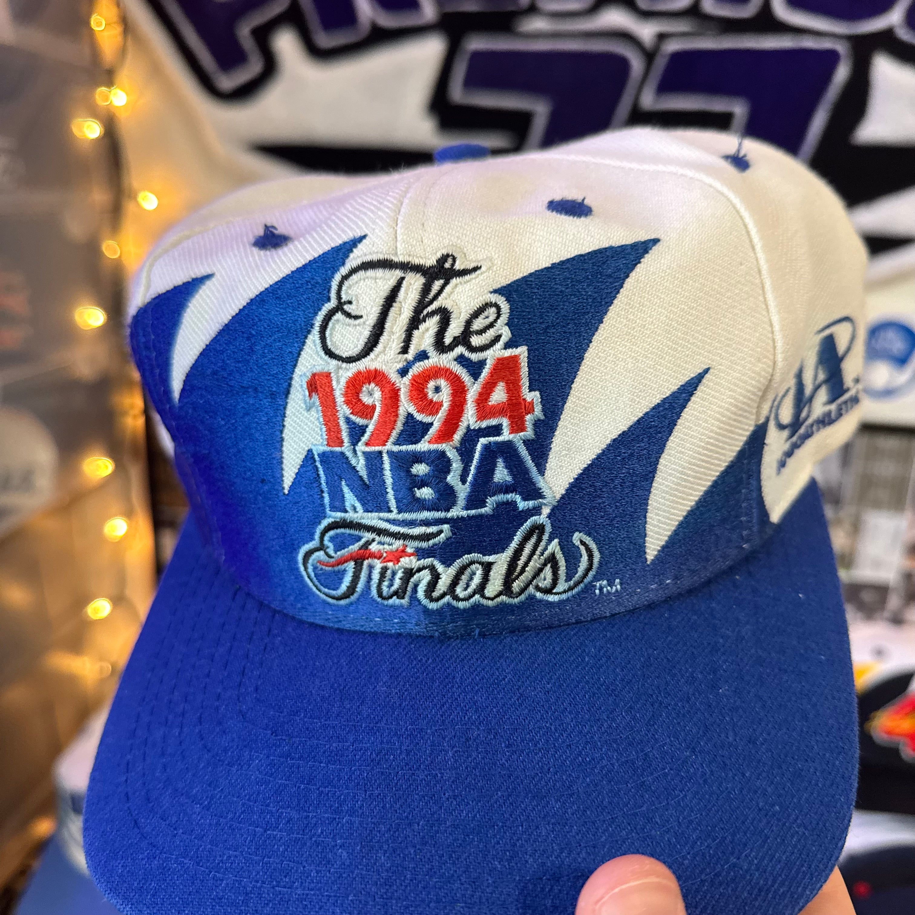 The 1994 NBA Finals Houston Rockets World Champions Logo Athletic Sharktooth Snapback