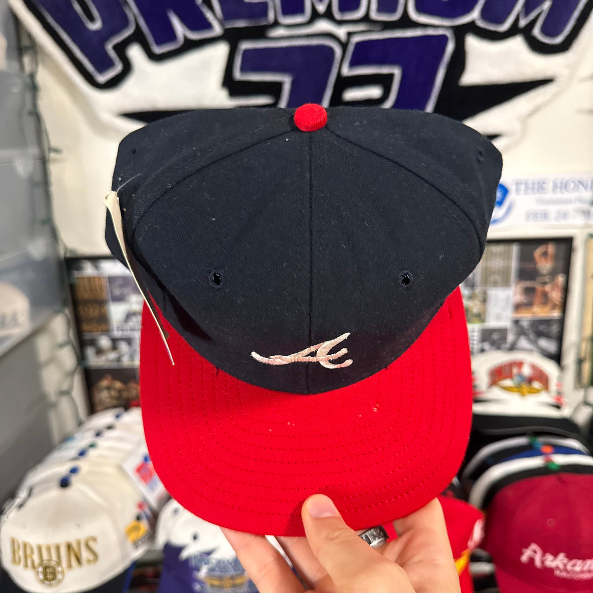 Atlanta Braves Plain Logo Universal Wool Replicas MLB Baseball Snapback