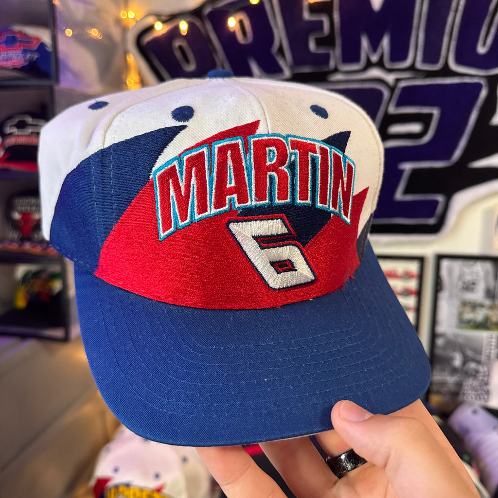 Mark Martin #6 Roush Racing Valvoline Racing Logo 7 Double Sharktooth Snapback