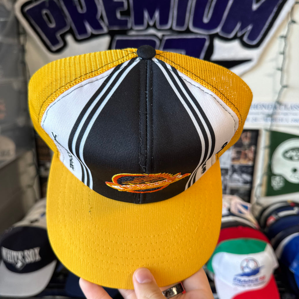 Vancouver Canucks Ted Fletcher Trucker NHL Hockey Snapback