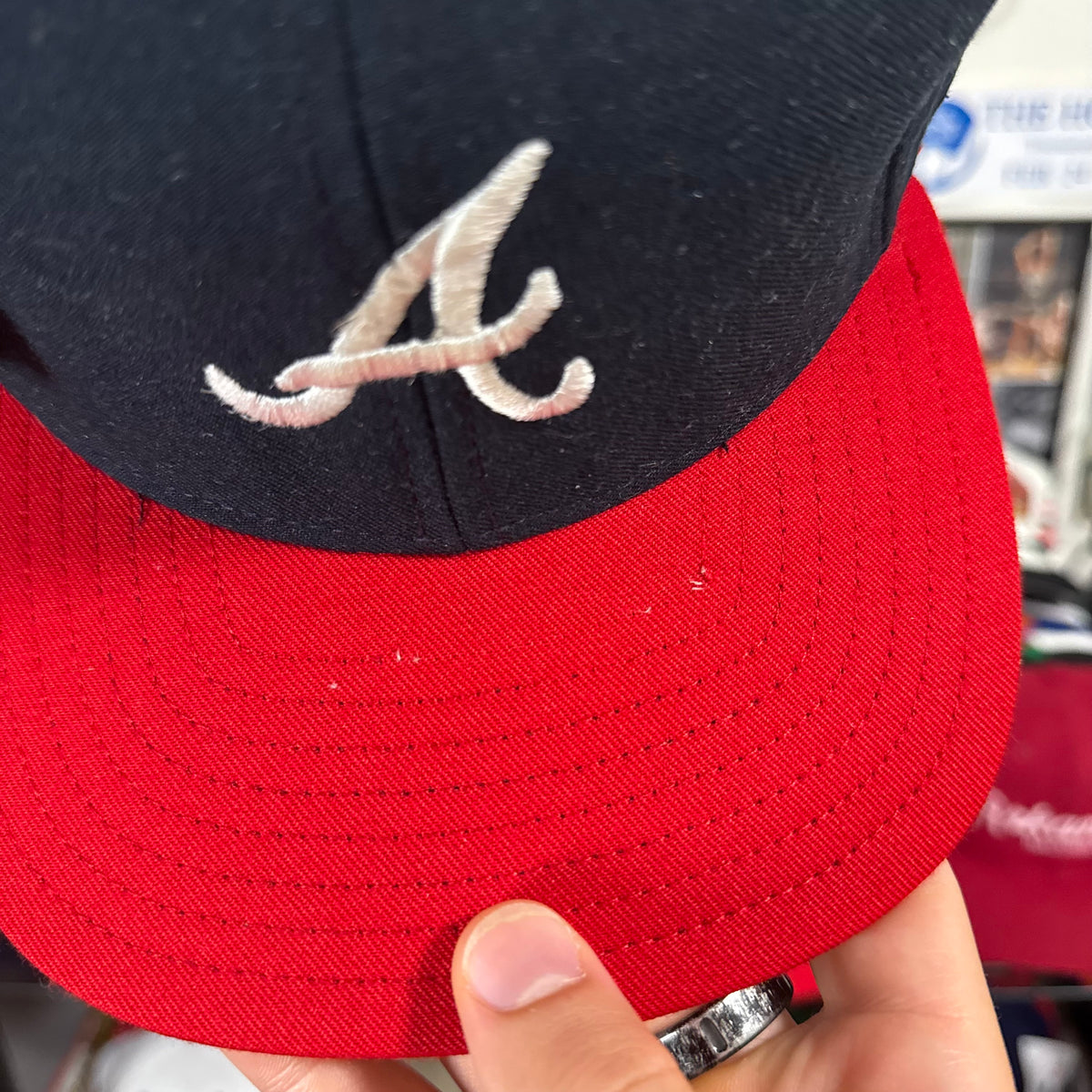 Atlanta Braves Plain Logo Universal Wool Replicas MLB Baseball Snapback