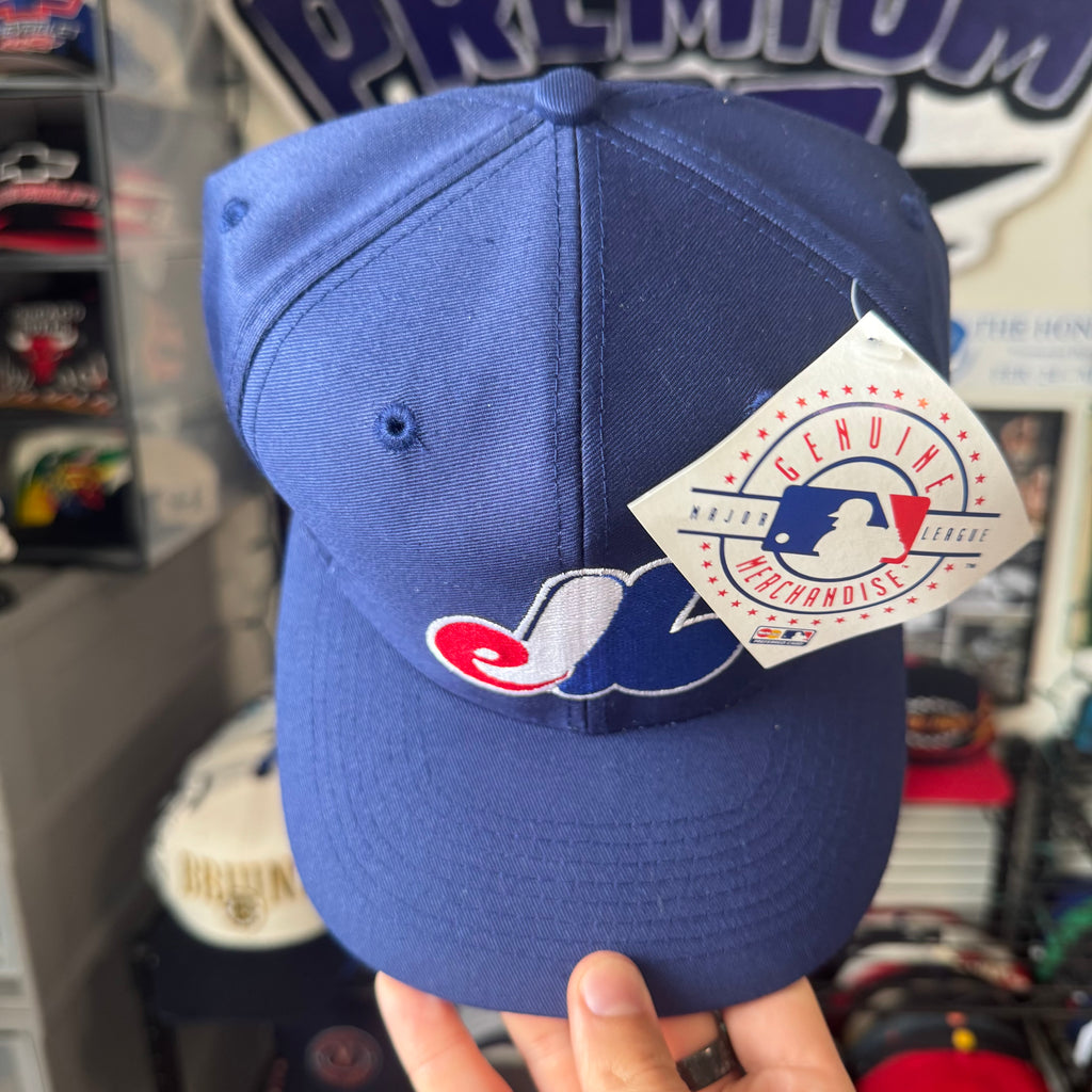 Montreal Expos Logo Athletic Plain Logo MLB Baseball Snapback