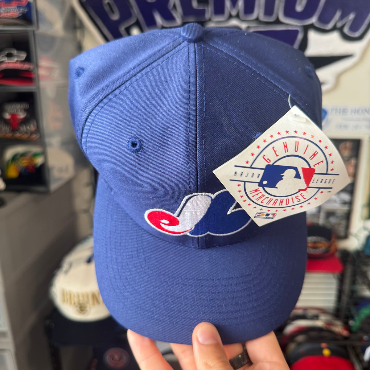 Montreal Expos Logo Athletic Plain Logo MLB Baseball Snapback