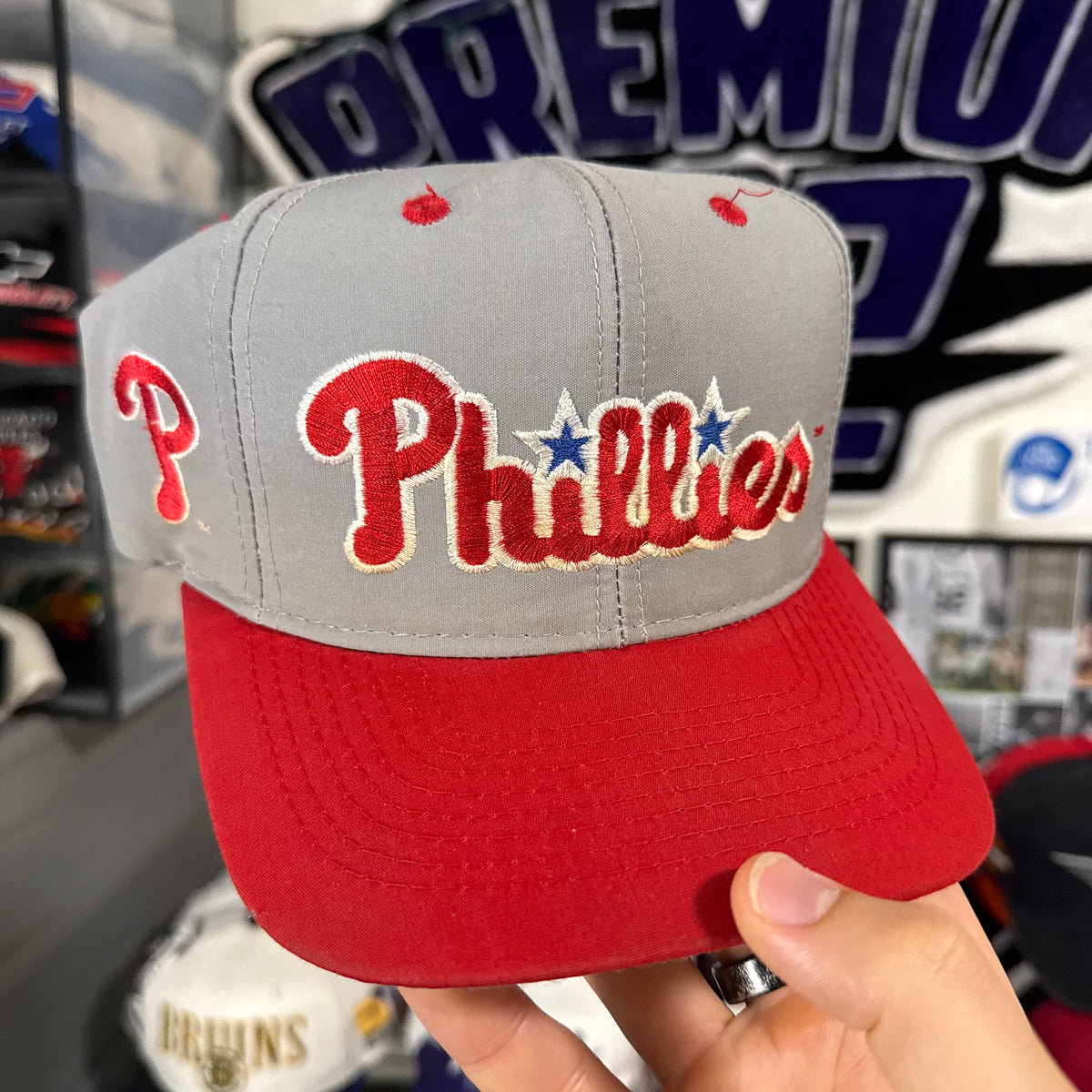 Philadelphia Phillies Spell Out Plain Logo MLB Baseball SnapBack