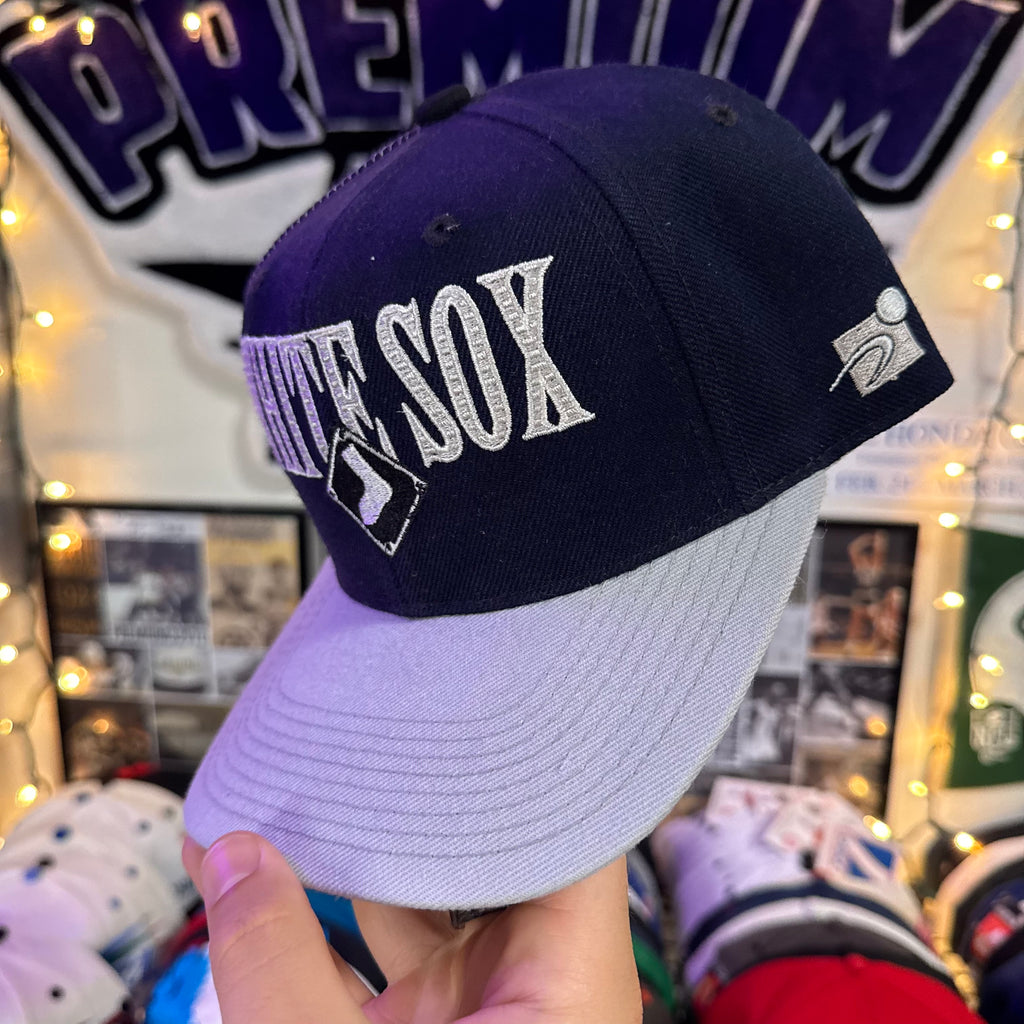 Chicago White Sox Sports Specialties Laser Black Dome MLB Baseball SnapBack