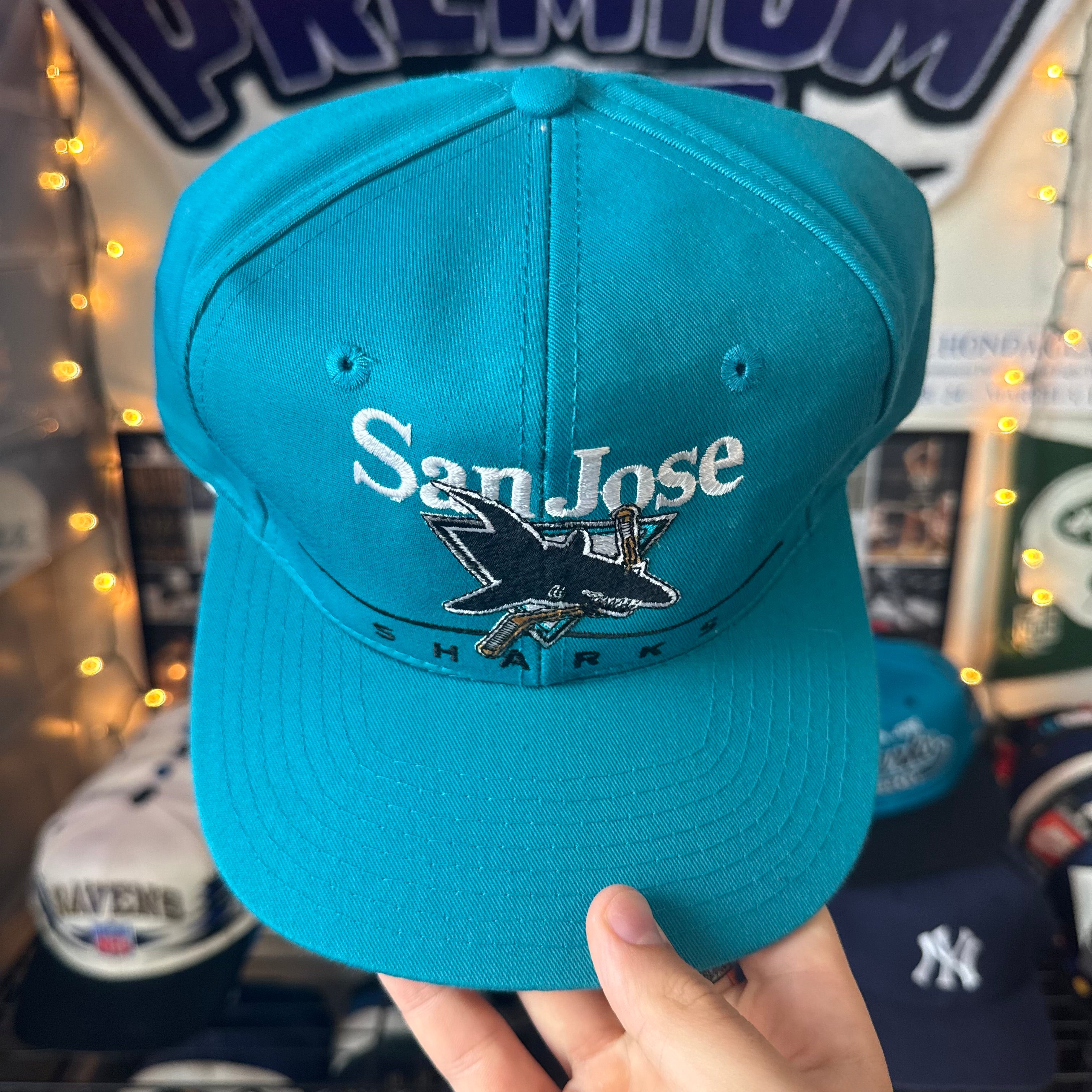 San Jose Sharks Twins Enterprise Bar SnapBack
