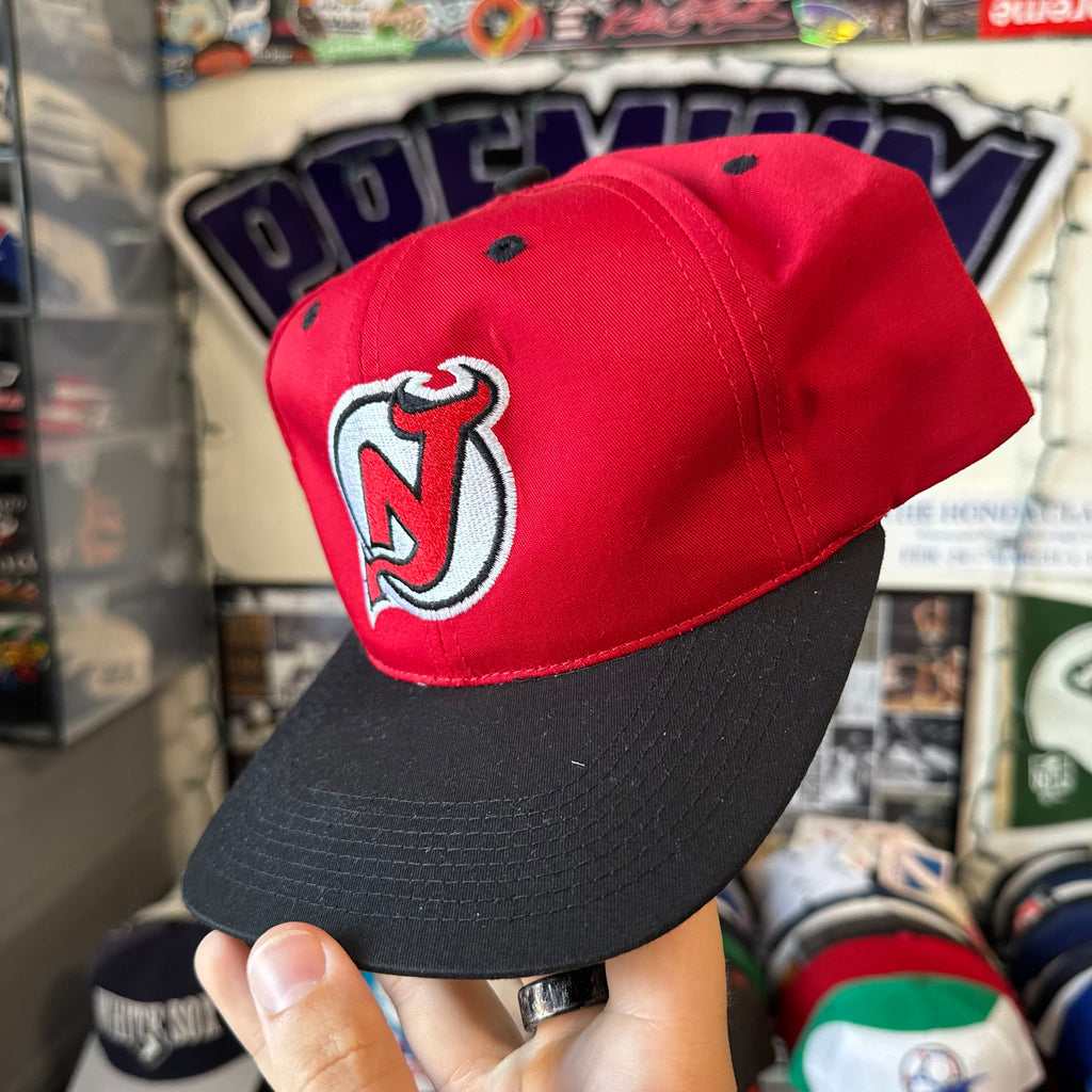 New Jersey Devils Sports Specialties Plain Logo NHL Hockey Snapback