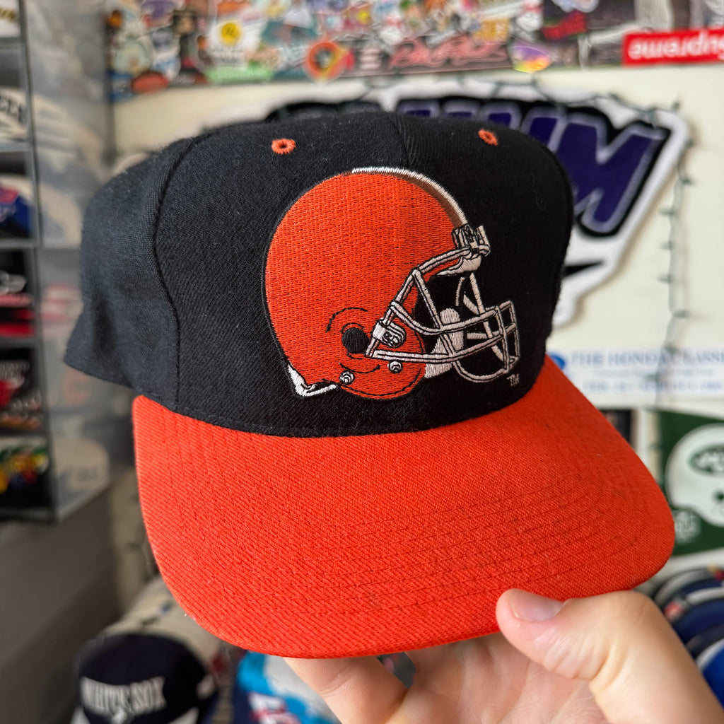 Cleveland Browns Blockhead Football Helmet NFL Football Snapback
