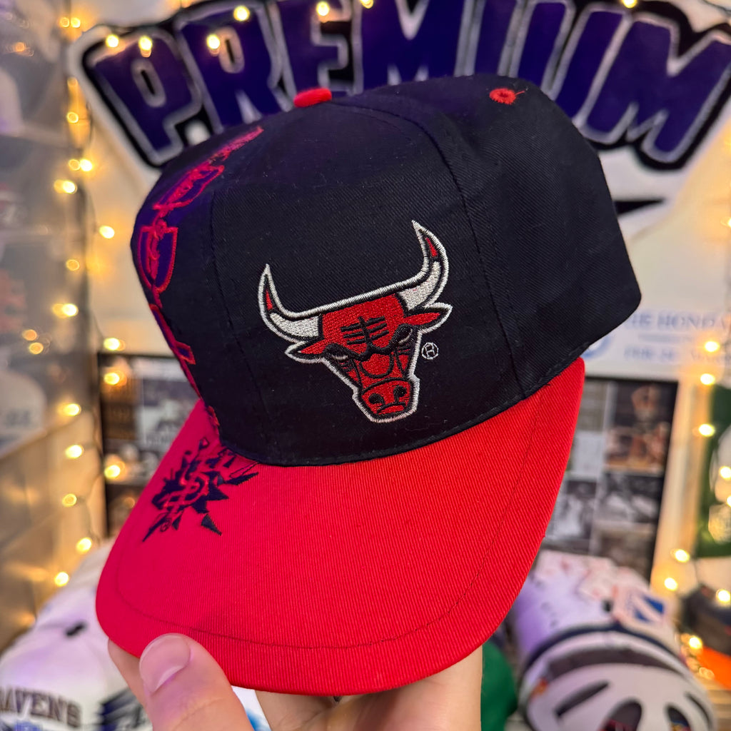 Chicago Bulls Vertical Spell Out NBA Snapback