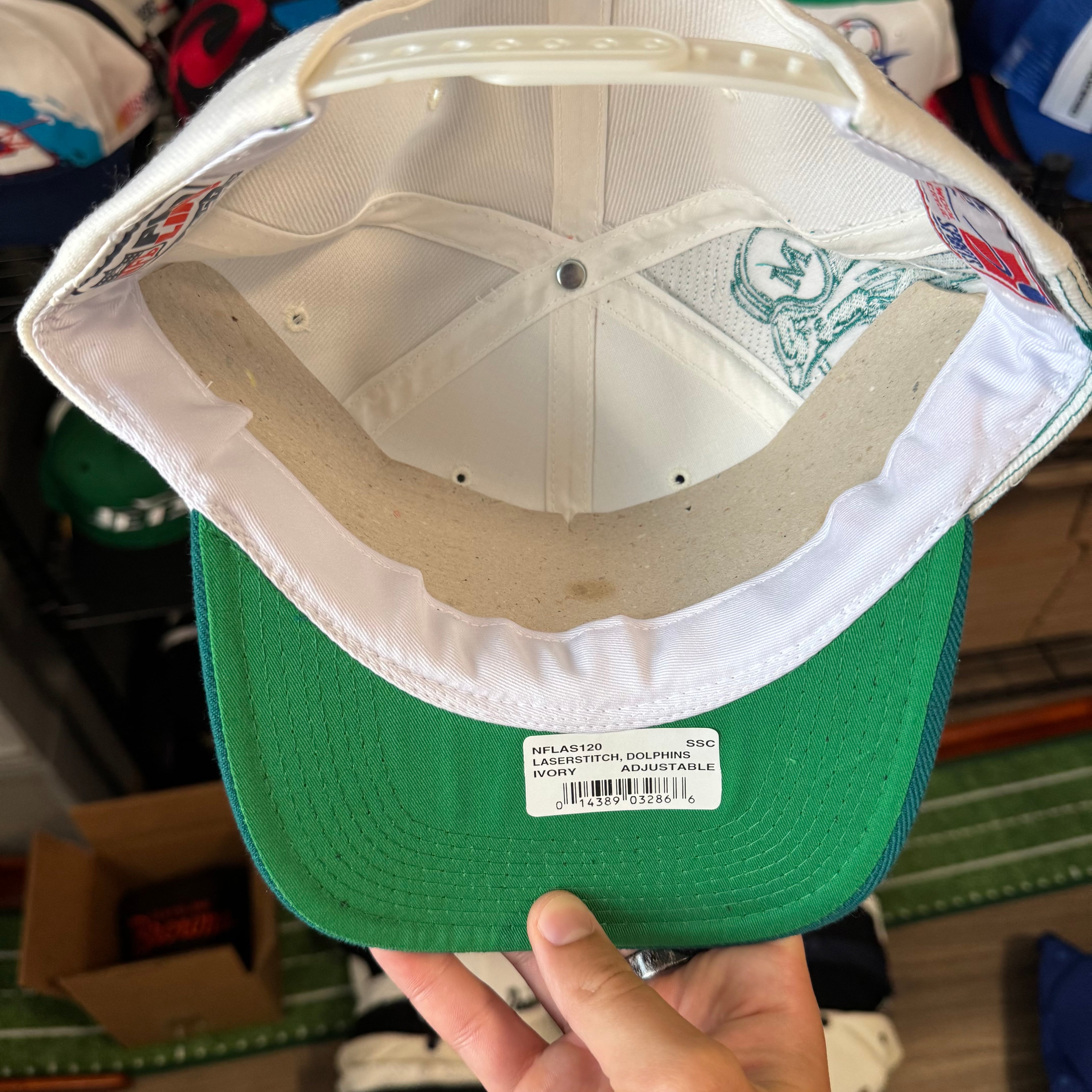 Miami Dolphins Sports Specialties Laser NWT NFL Football Snapback
