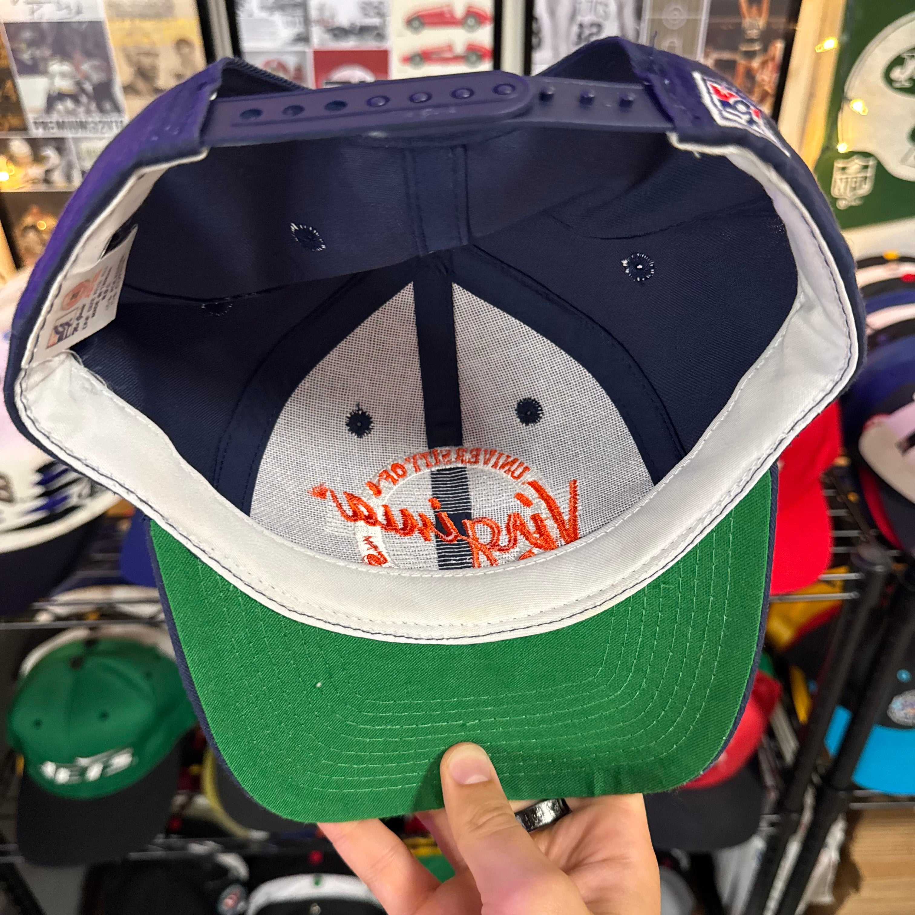 University of Virginia Circle Logo Script by The Game NCAA College SnapBack