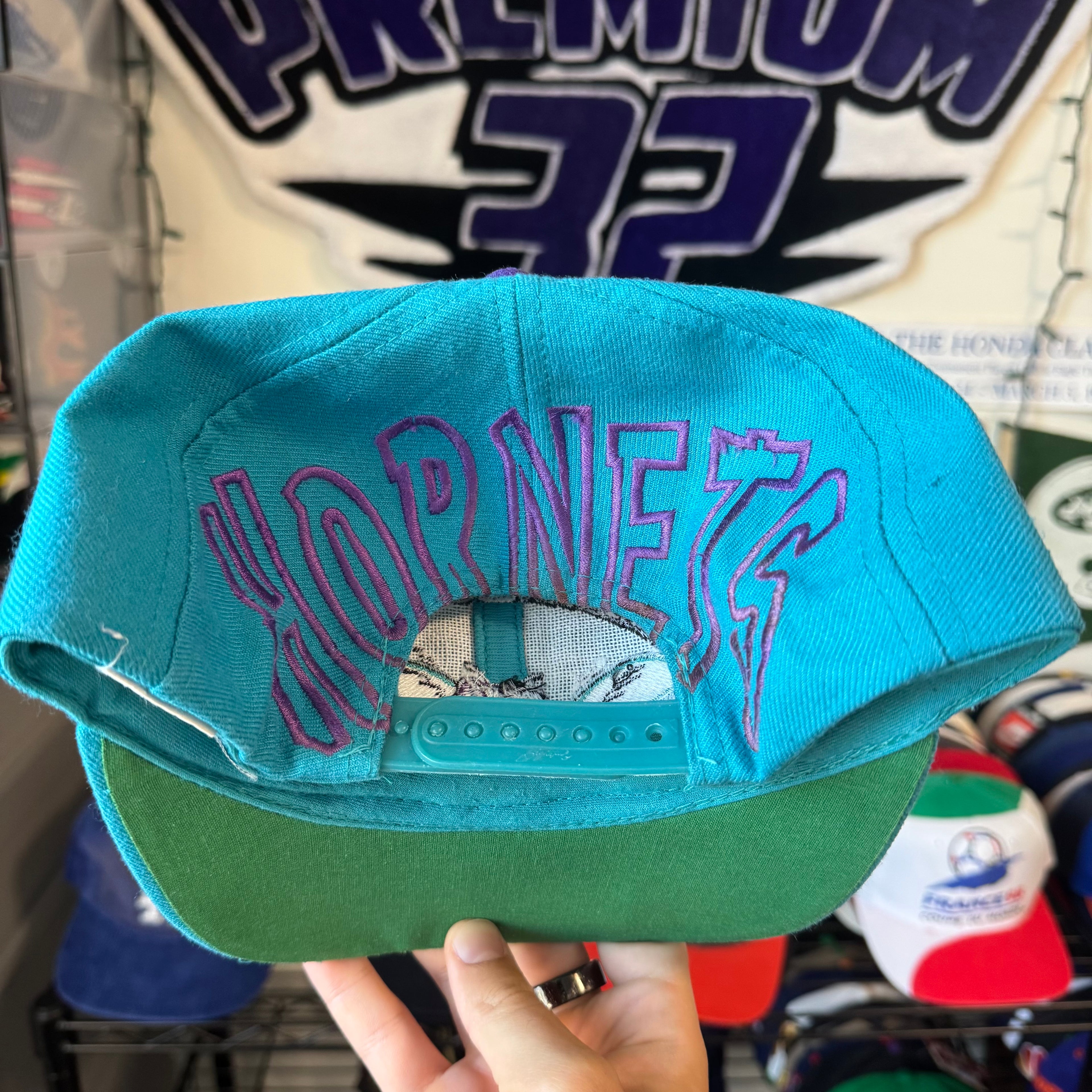 Charlotte Hornets Monster Logo Blockhead AJD NBA Basketball Snapback