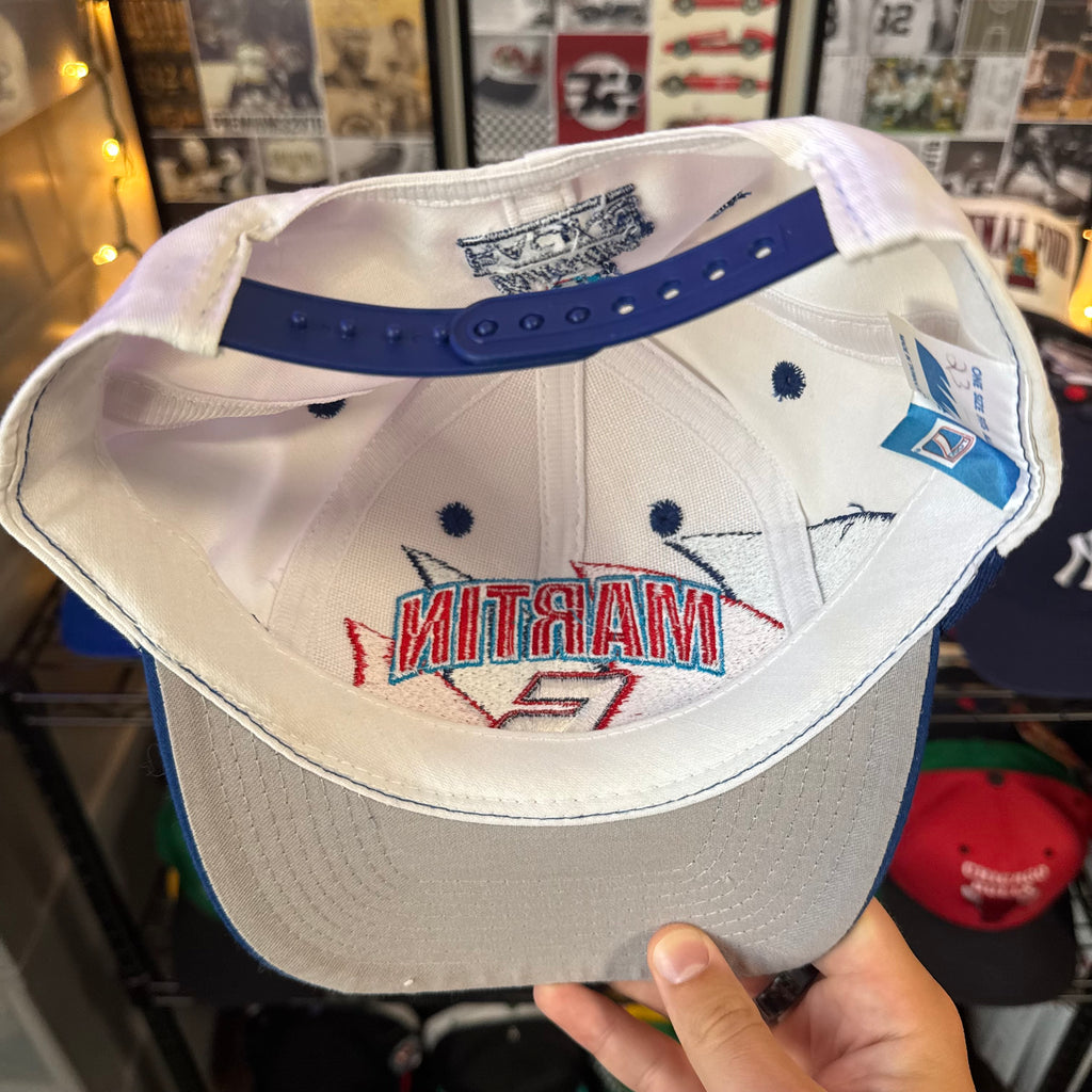 Mark Martin #6 Roush Racing Valvoline Racing Logo 7 Double Sharktooth Snapback
