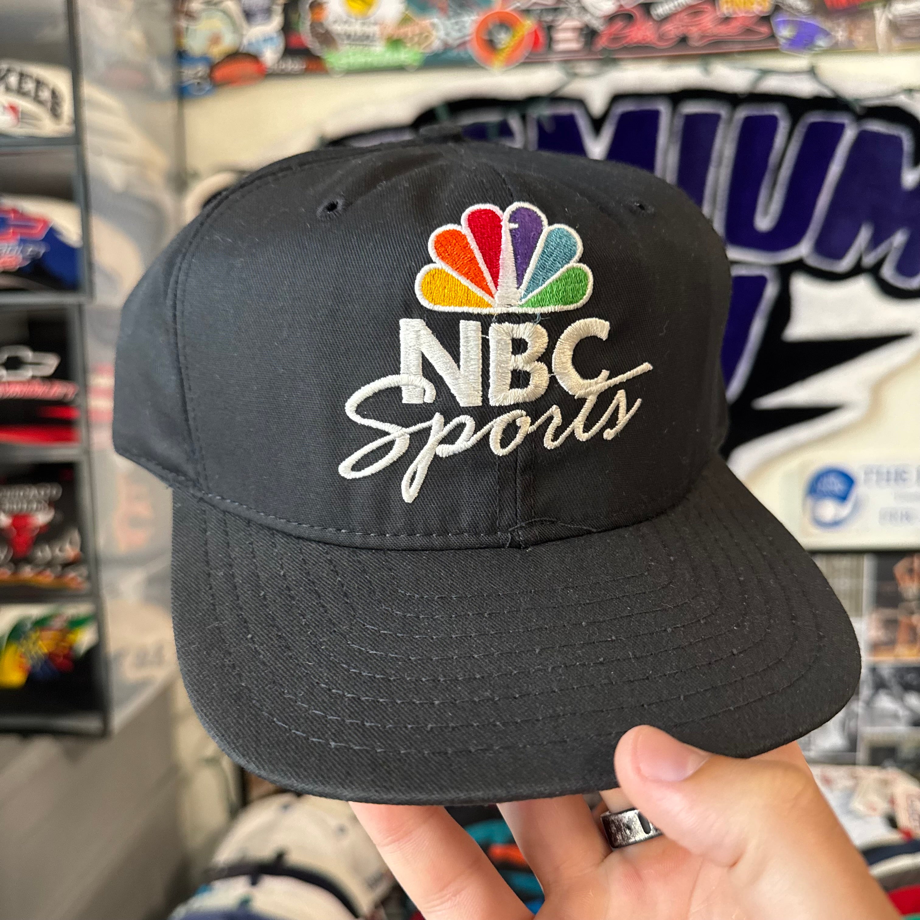 NBC Sports Black Plain Logo Snapback