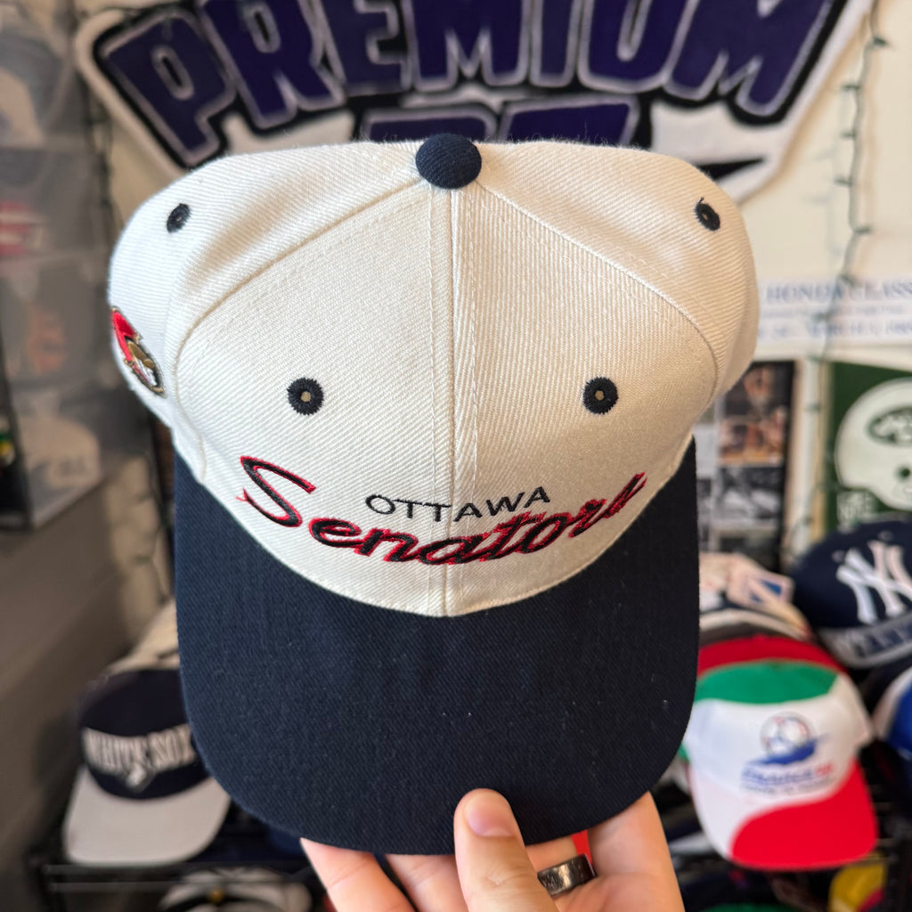 Ottawa Senators Sports Specialties Double Line Script NHL Hockey Snapback
