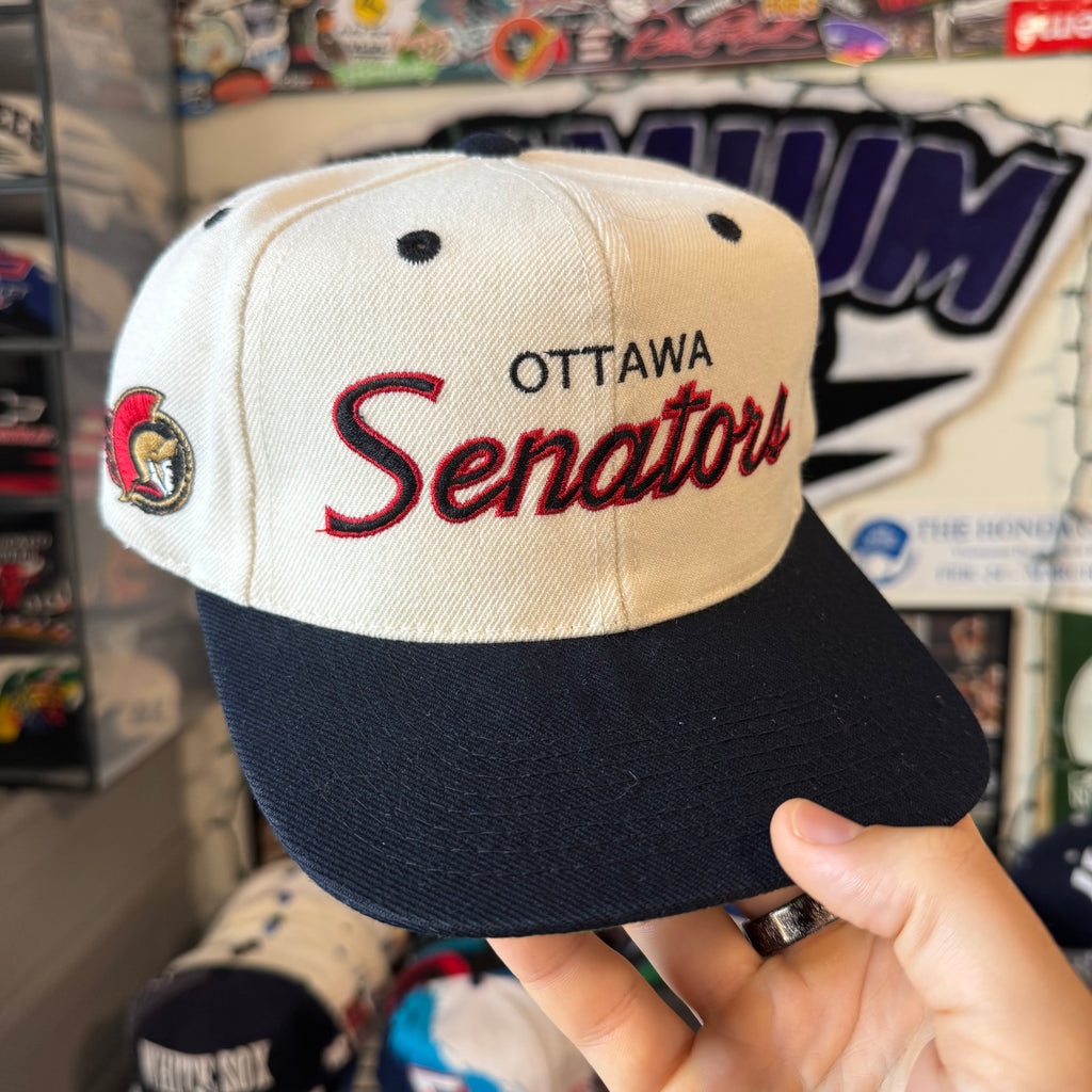 Ottawa Senators Sports Specialties Double Line Script NHL Hockey Snapback