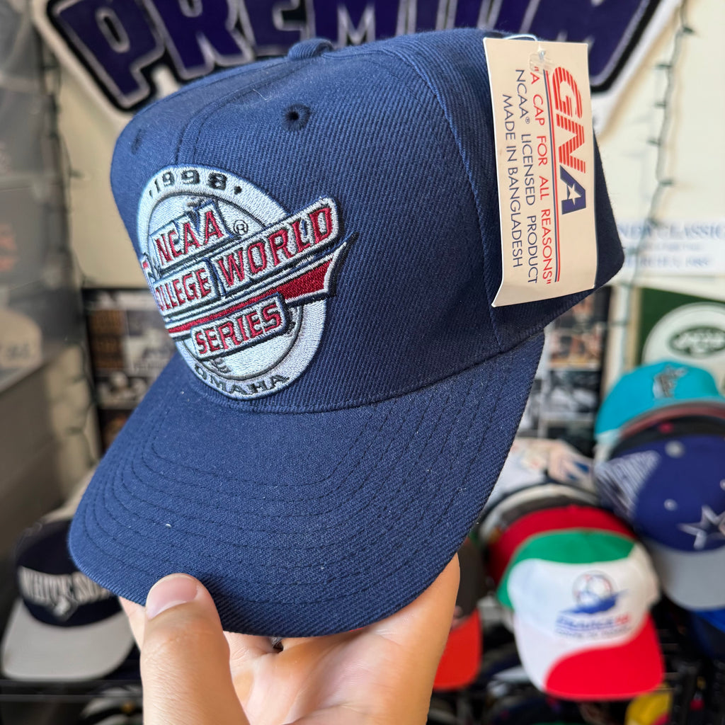NCAA College World Baseball 1998 Omaha Fitted Size 7 1/2