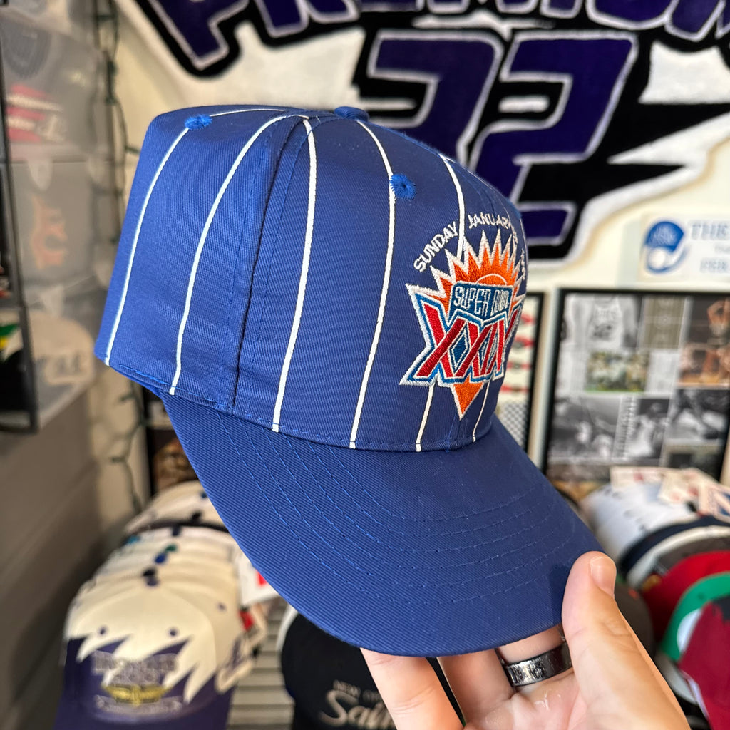 Super Bowl XXIX 1995 Miller Lite Beer Blue Pinstripe NFL Football Snapback