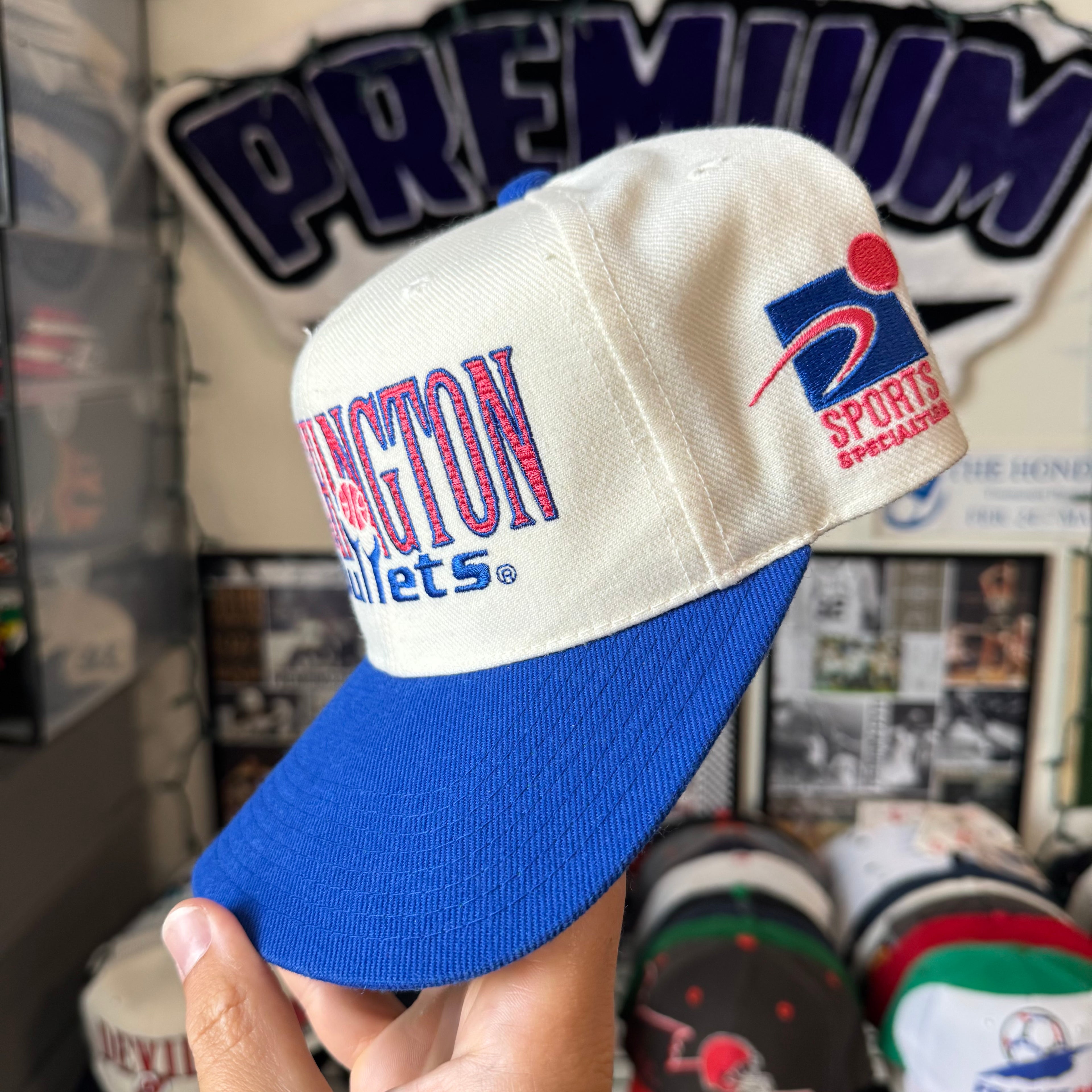 Washington Bullets Sports Specialties Laser NBA Basketball Snapback