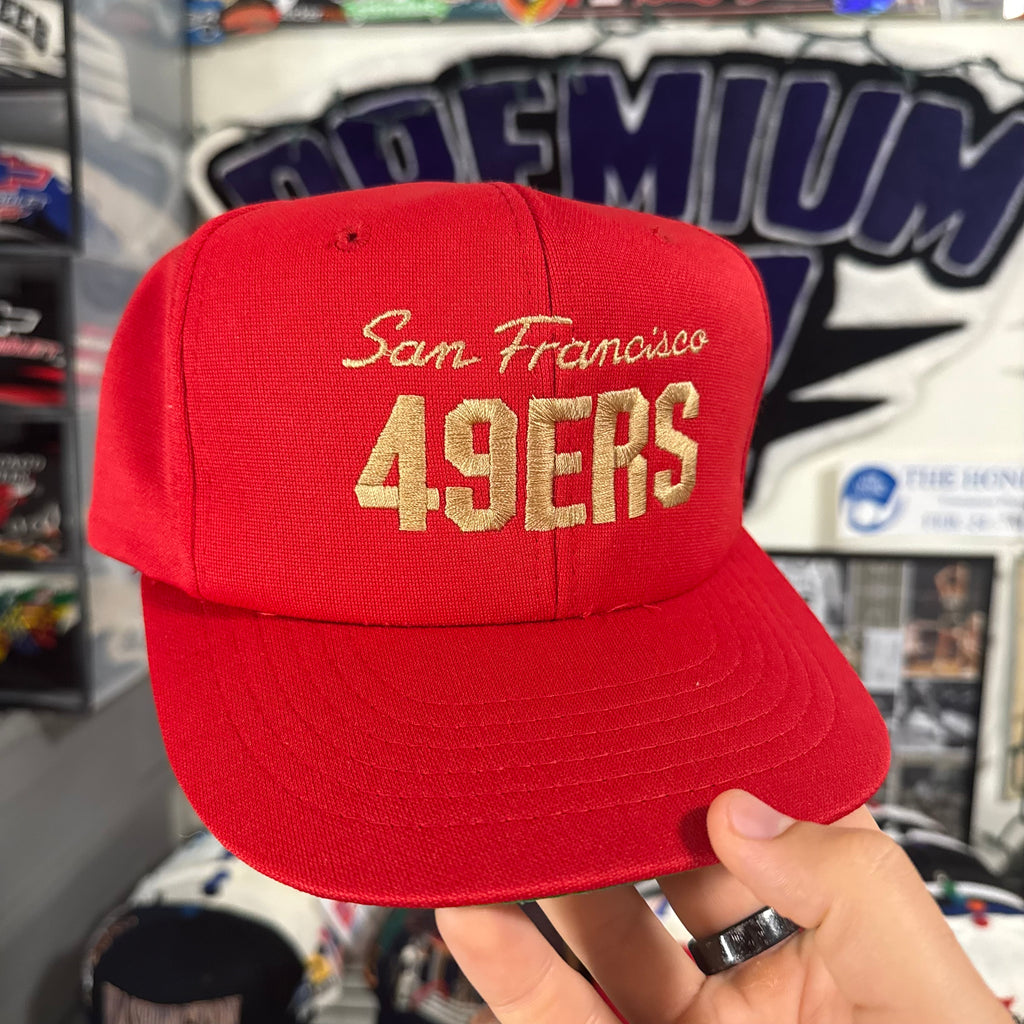 San Francisco 49ers Block Text Lightweight NFL Football Snapback