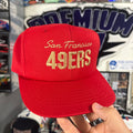 San Francisco 49ers Block Text Lightweight NFL Football Snapback