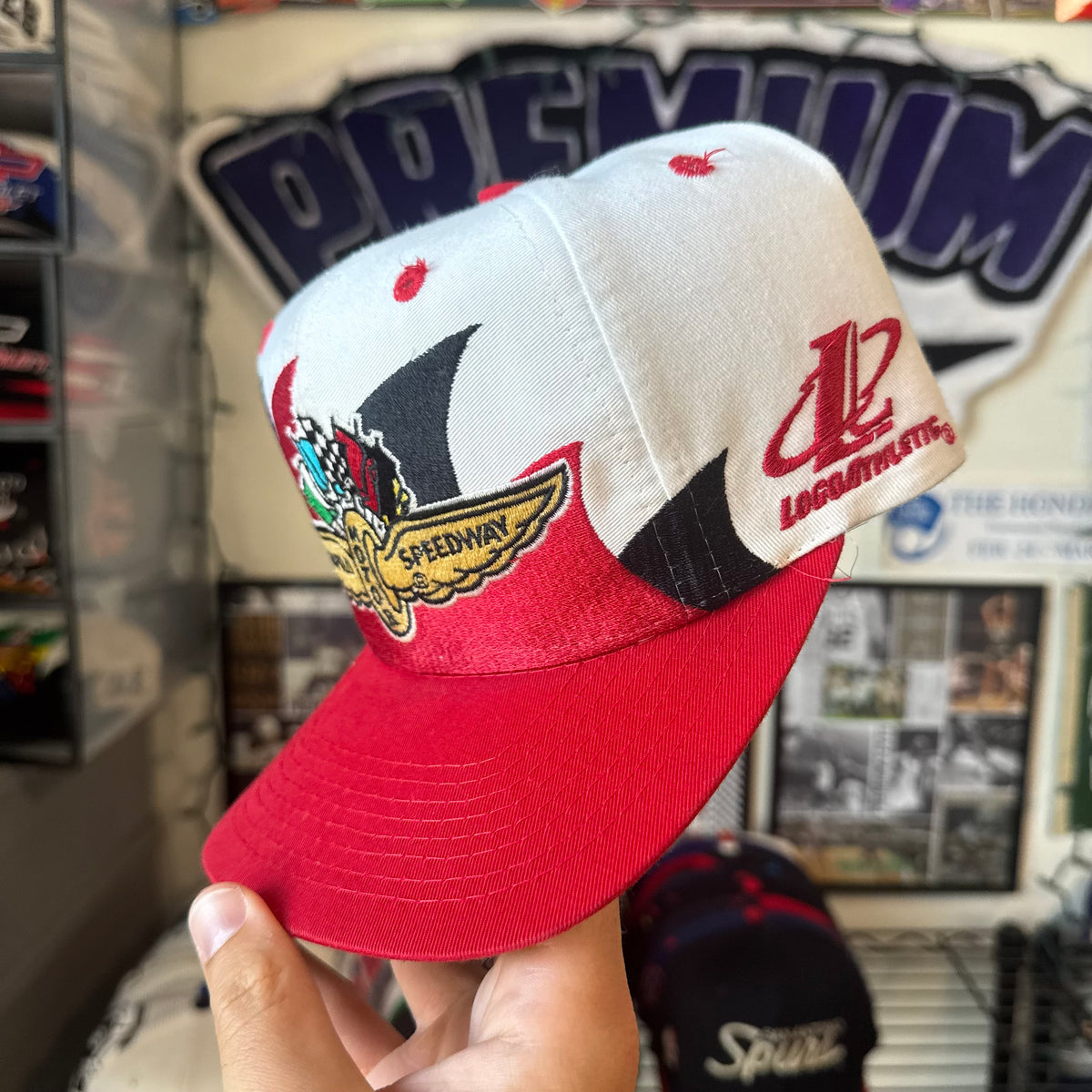 Indianapolis Motor Speedway Logo Athletic Double Sharktooth Indy Car Racing SnapBack
