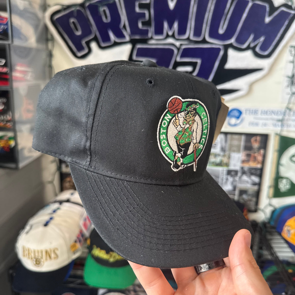 Boston Celtics ANNCO Plain Logo NBA Basketball Snapback