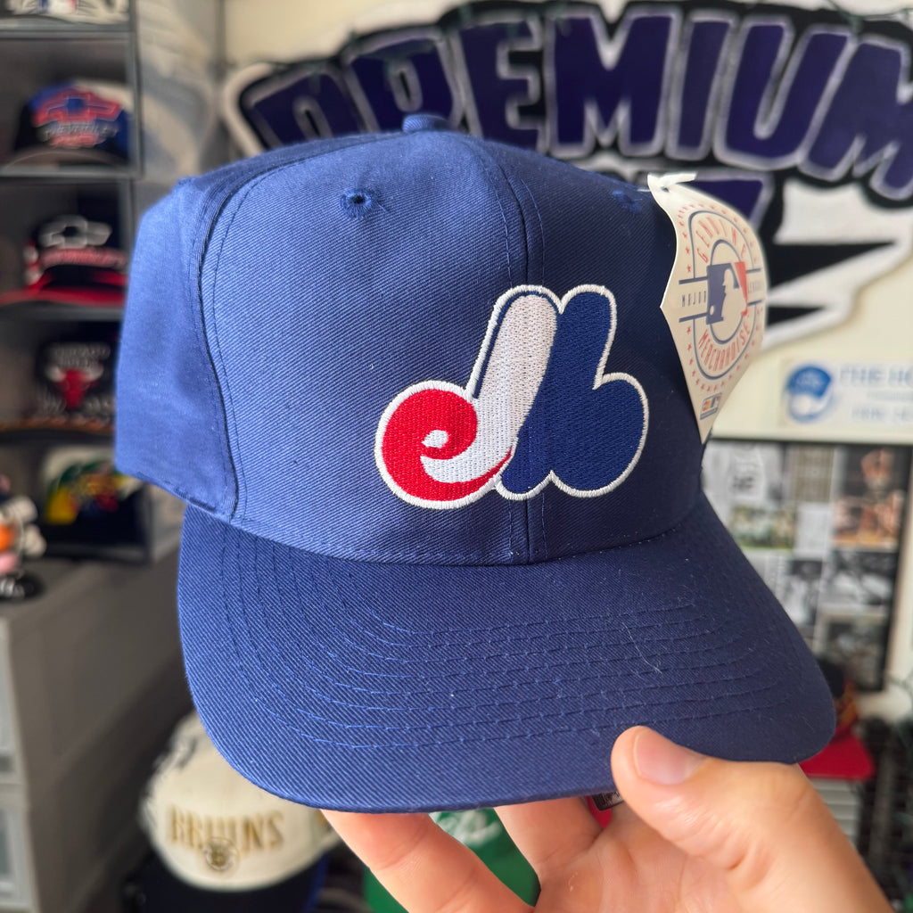 Montreal Expos Logo Athletic Plain Logo MLB Baseball Snapback