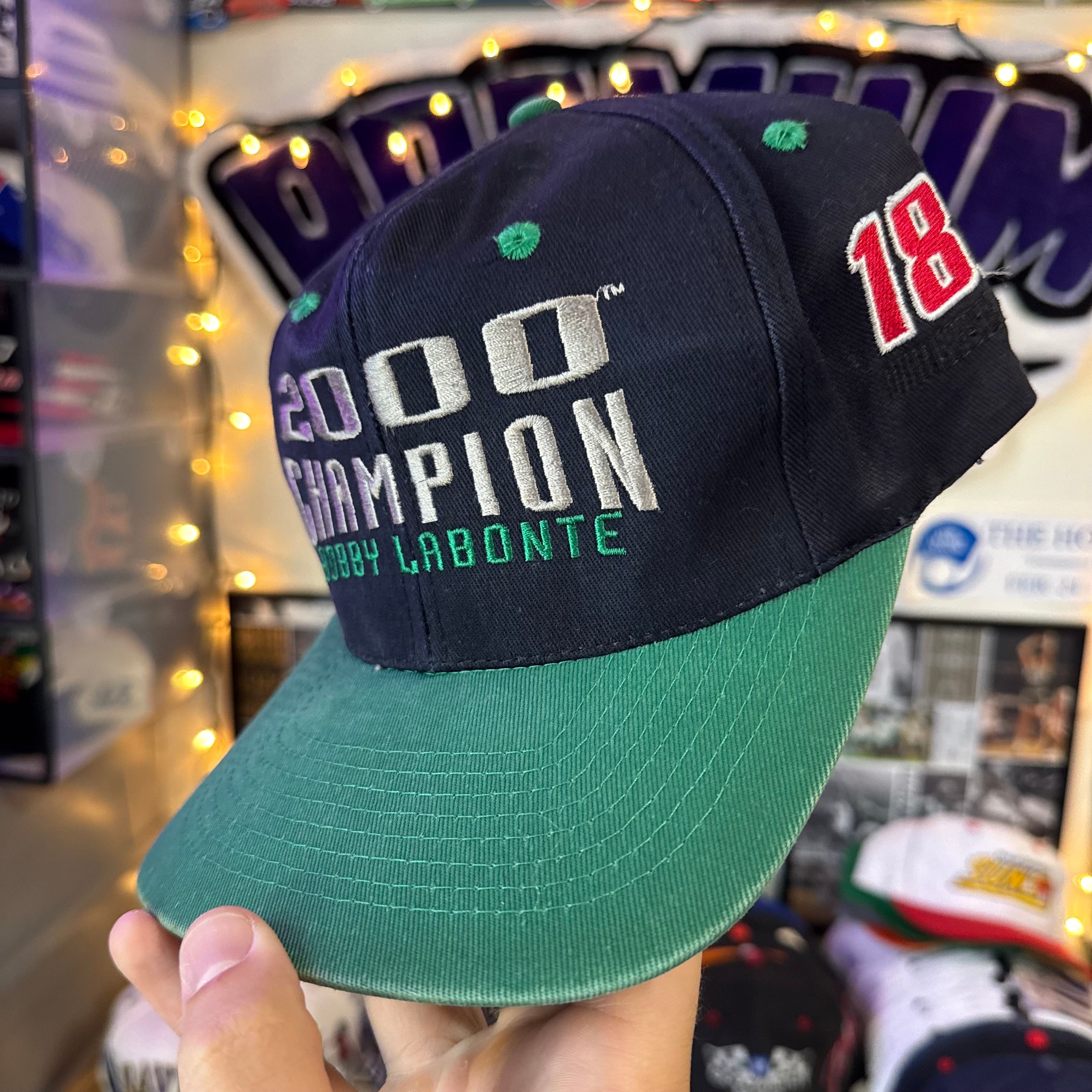 Bobby Labonte #18 2000 Champion Interstate Batteries Racing Snapback