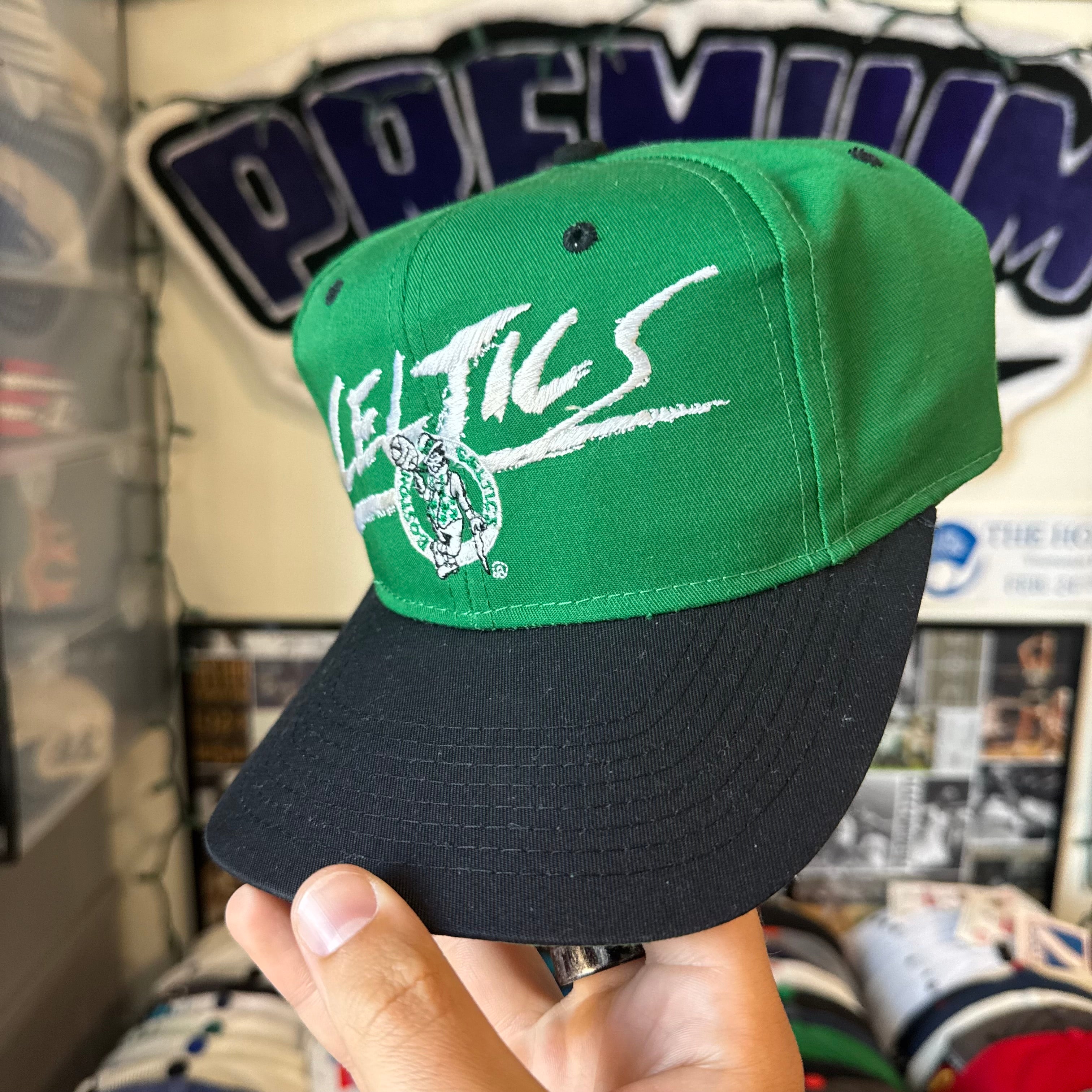 Boston Celtics Spell Out Underline NBA Basketball SnapBack