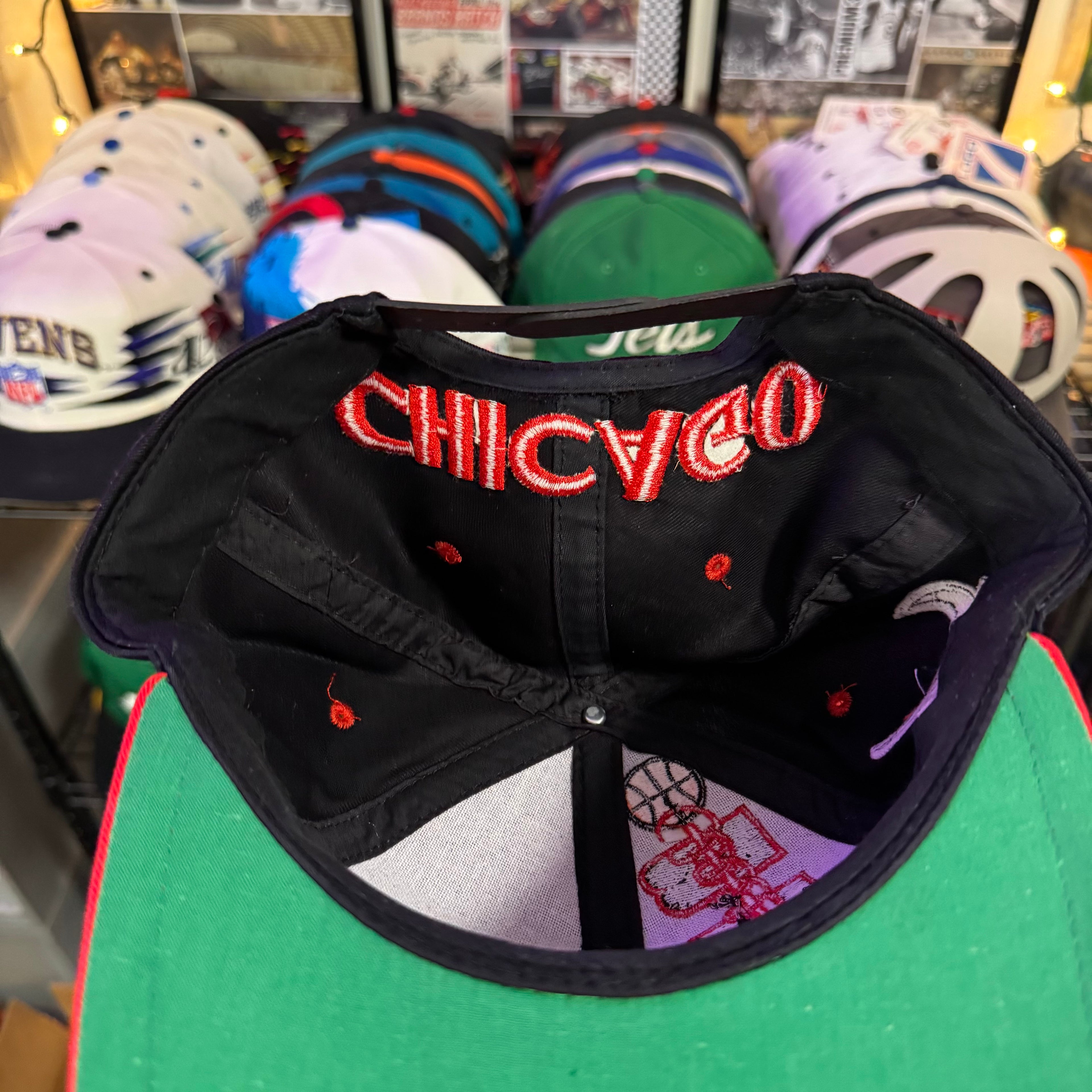 Chicago Bulls Vertical Spell Out NBA Snapback